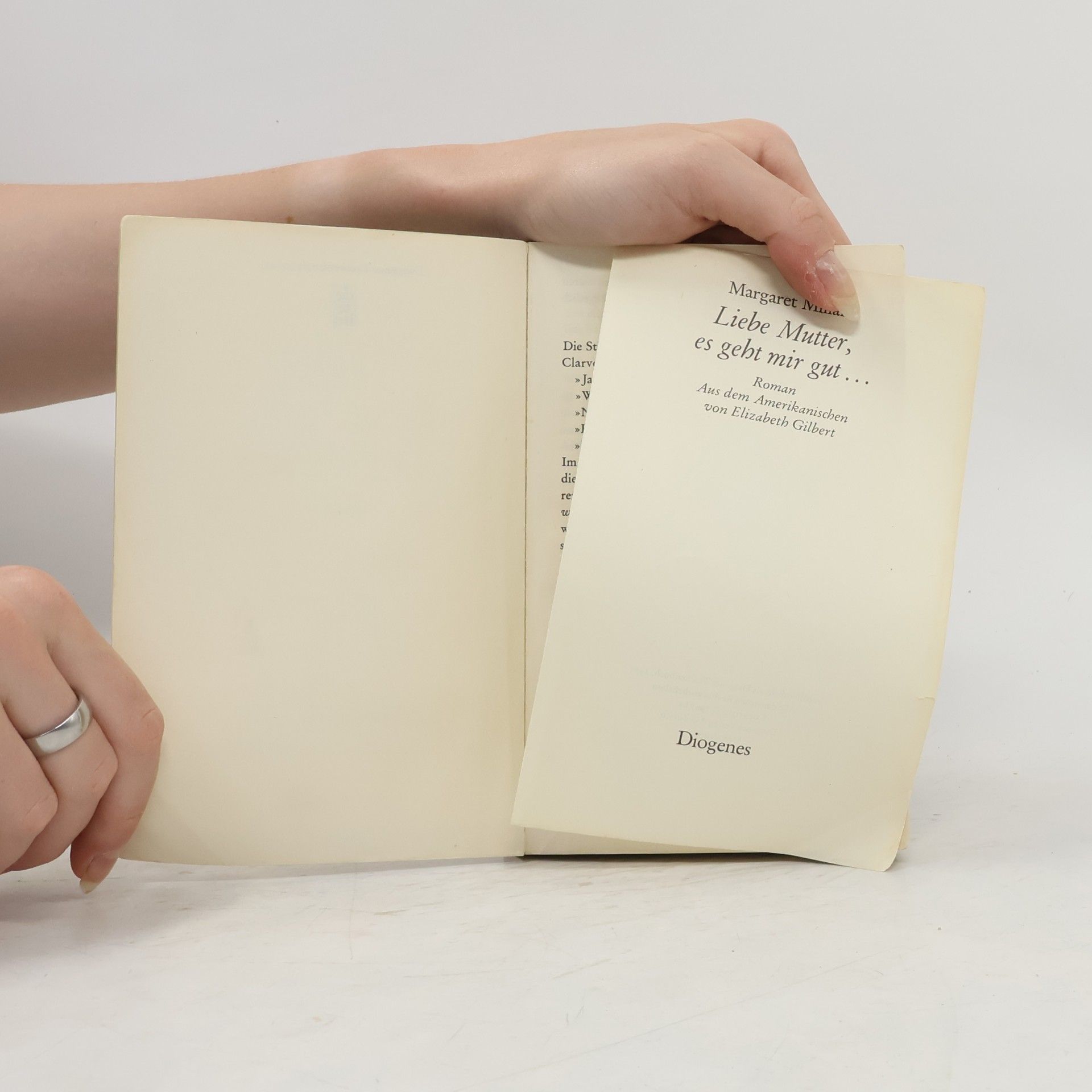 Margaret Millar Liebe Mutter, es geht mir gut
