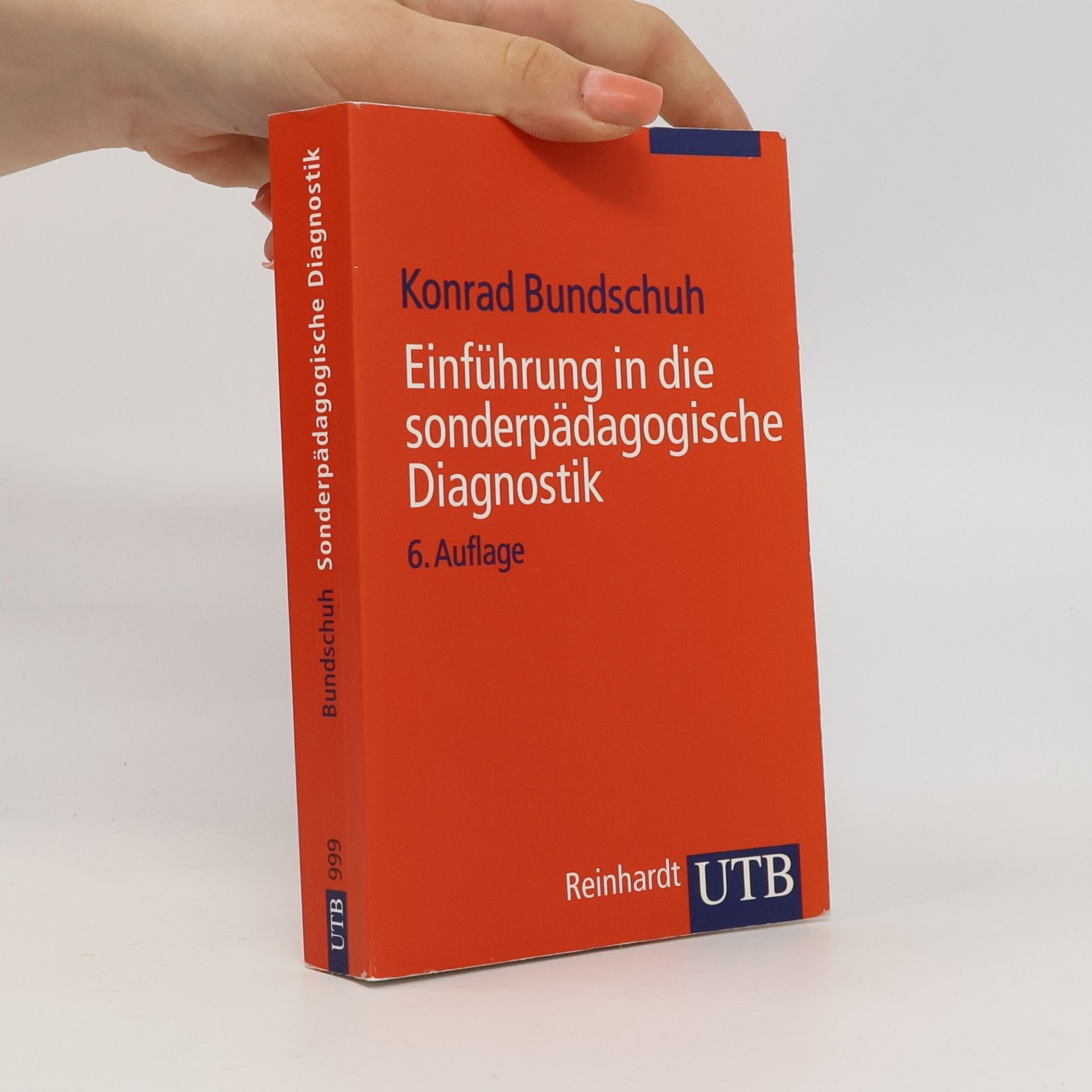 Konrad Bundschuh Einführung in die sonderpädagogische Diagnostik