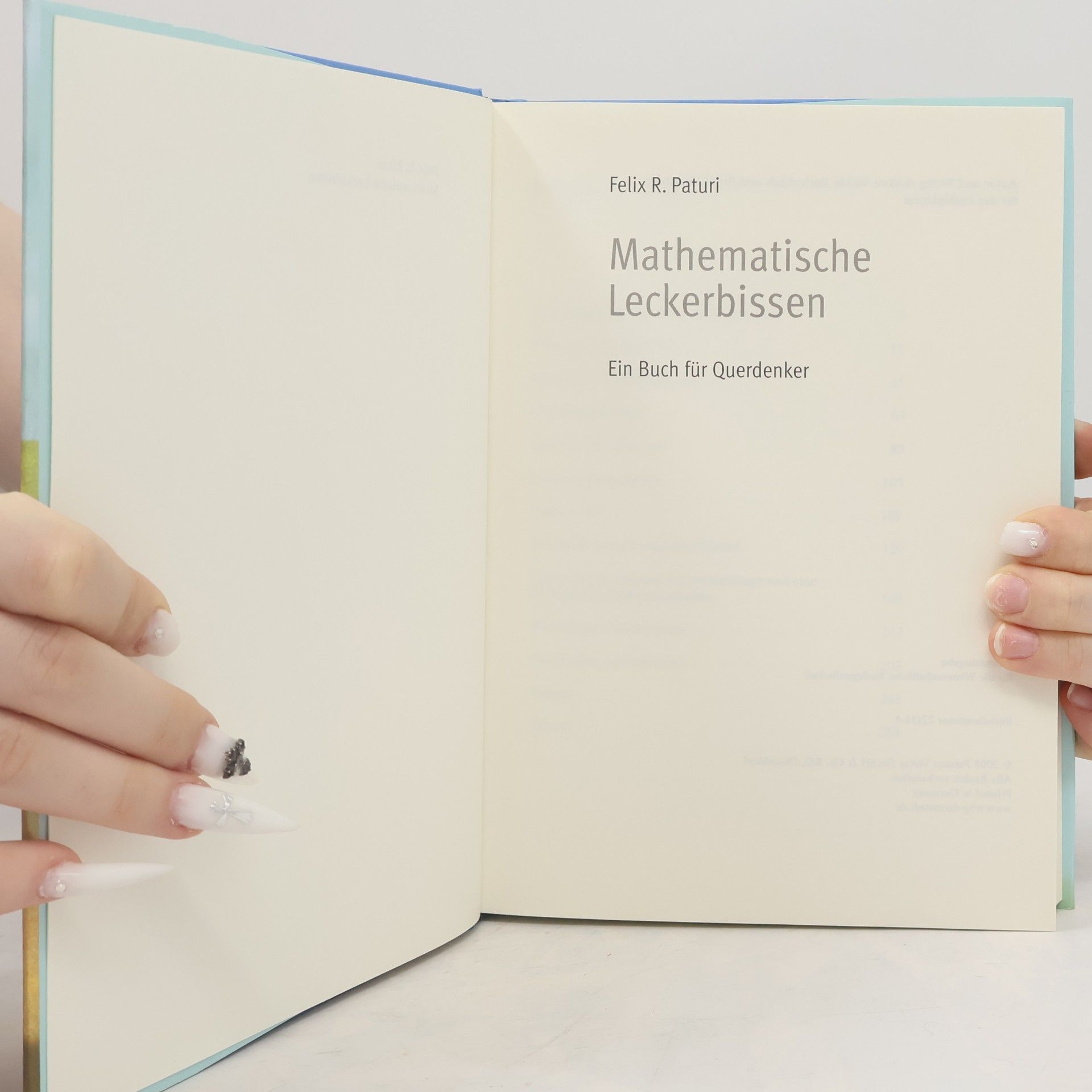 Felix R. Paturi Mathematische Leckerbissen