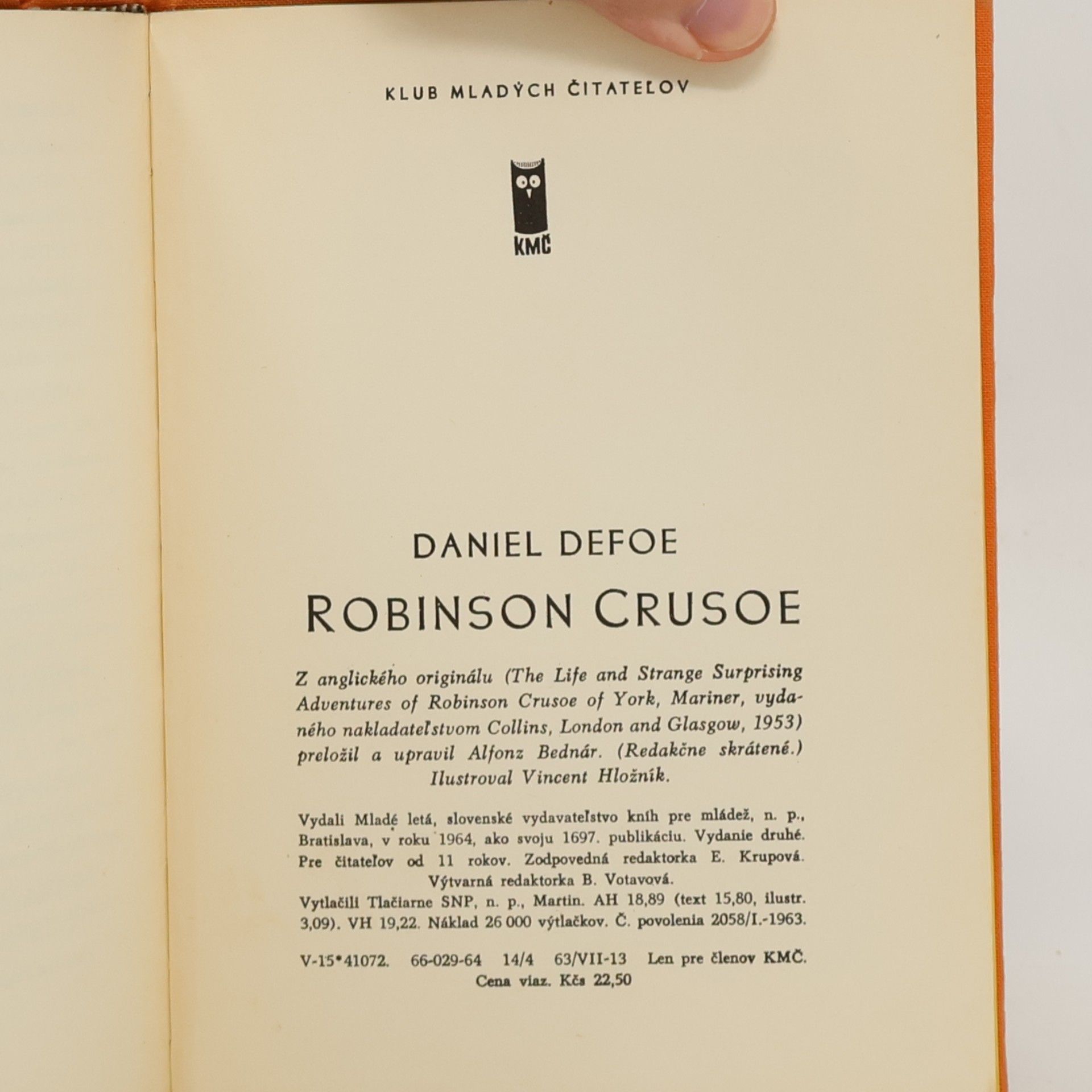 Daniel Defoe Robinson Crusoe