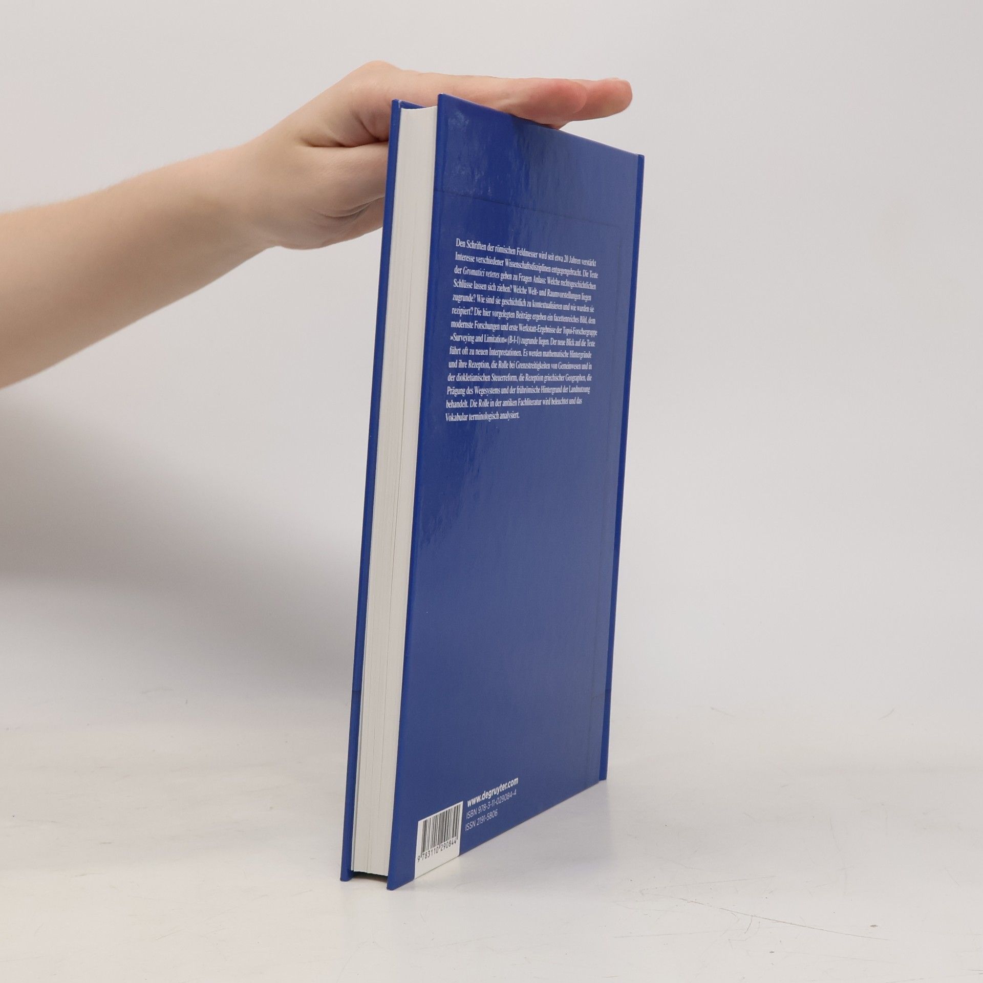Eberhard Knobloch Topoi – Berlin Studies of the Ancient World - 13: In den Gefilden der römischen Feldmesser