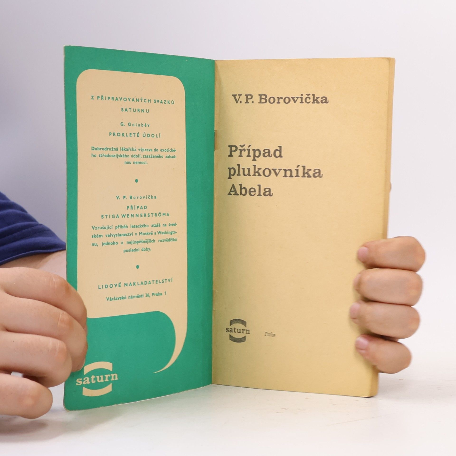 Václav Pavel Borovička Případ plukovníka Abela
