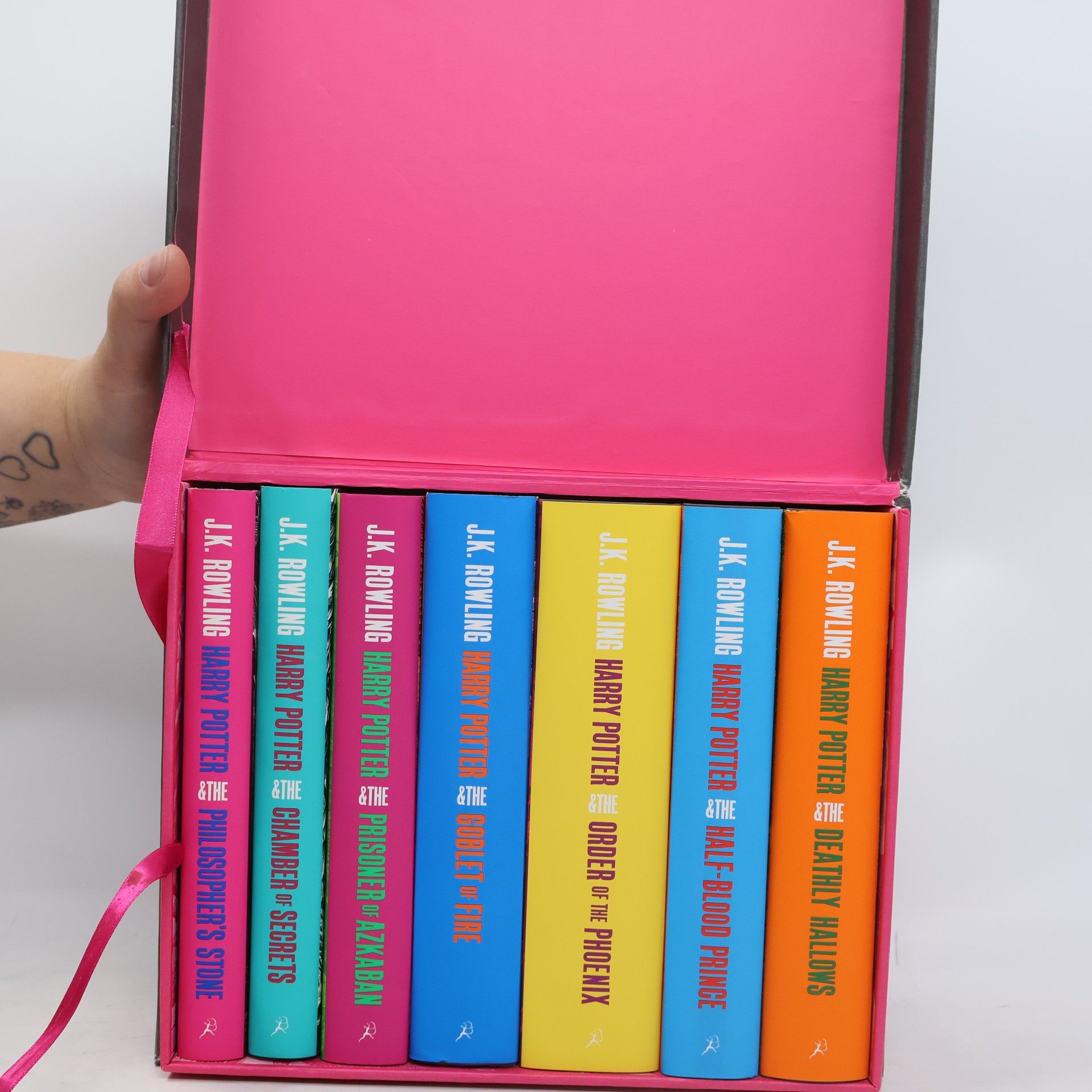 J. K. Rowling Harry Potter, English edition, adult edition, 7 Vols.