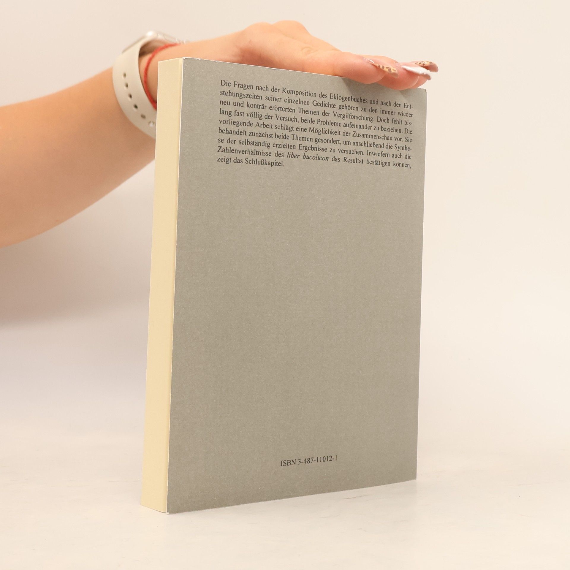 Helmut Seng Spudasmata - 72: Vergils Eklogenbuch