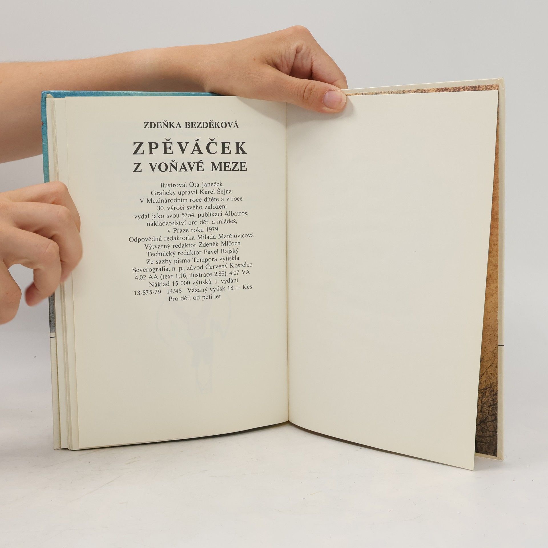 Zdeňka Bezděková Zpěváček z Voňavé meze