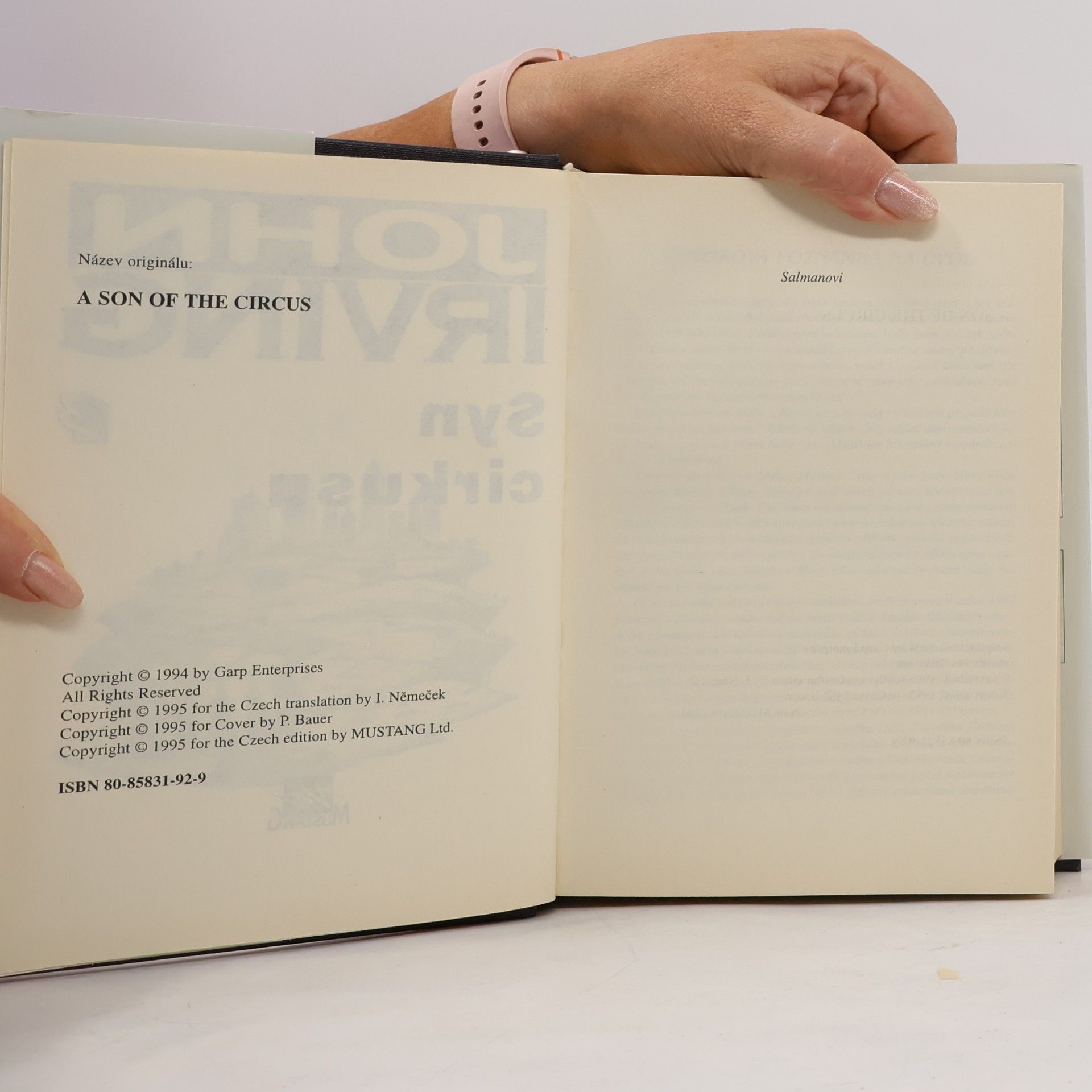 John Irving Syn cirkusu
