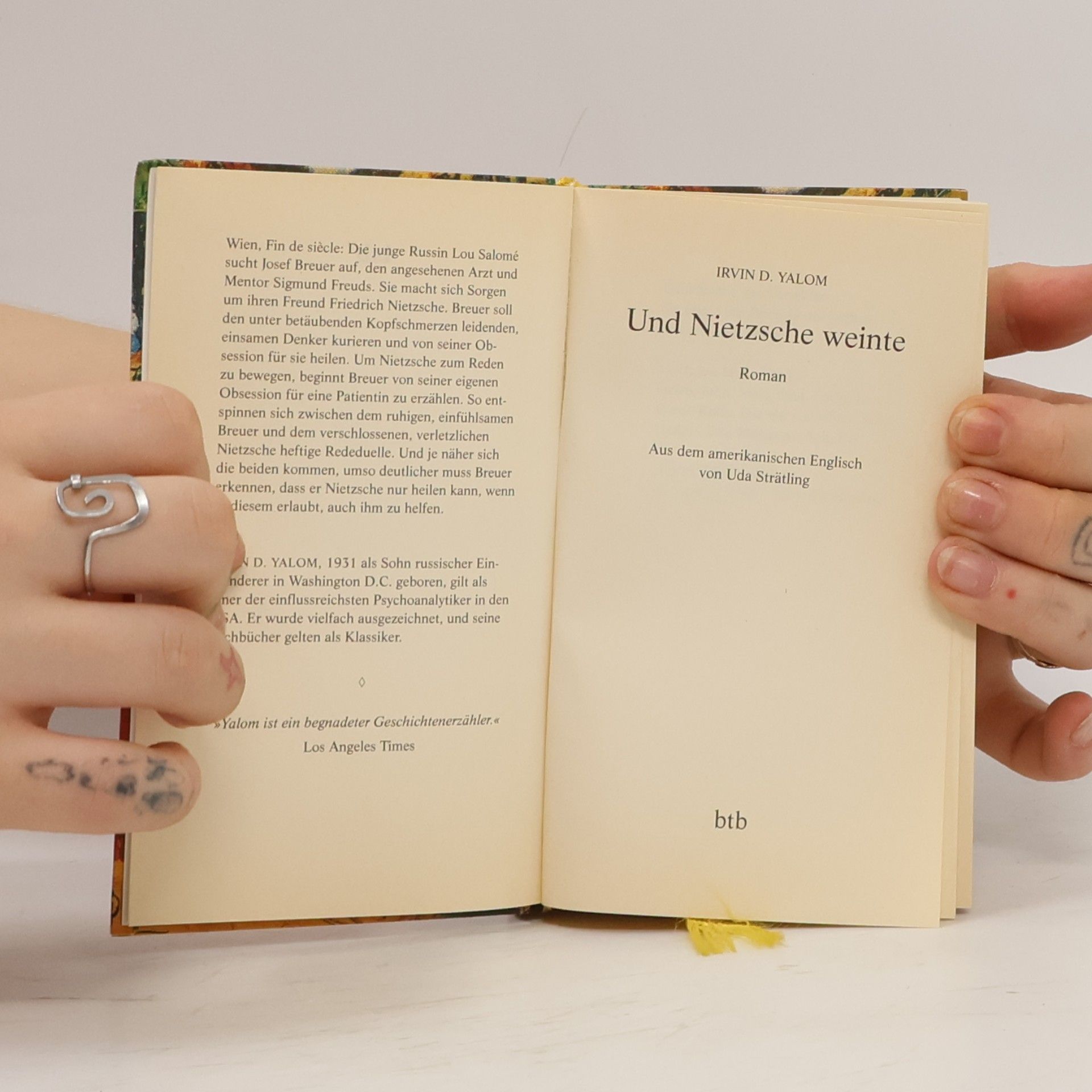 Irvin D. Yalom Und Nietzsche weinte