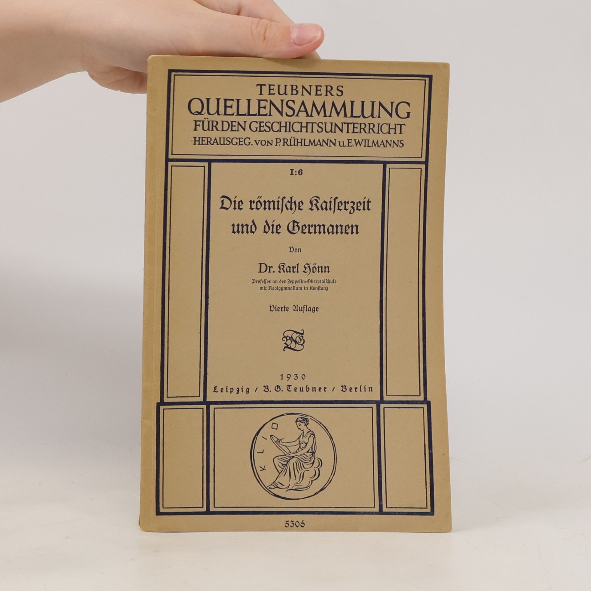 Karl Hönn Die römische Kaiserzeit und die Germanen