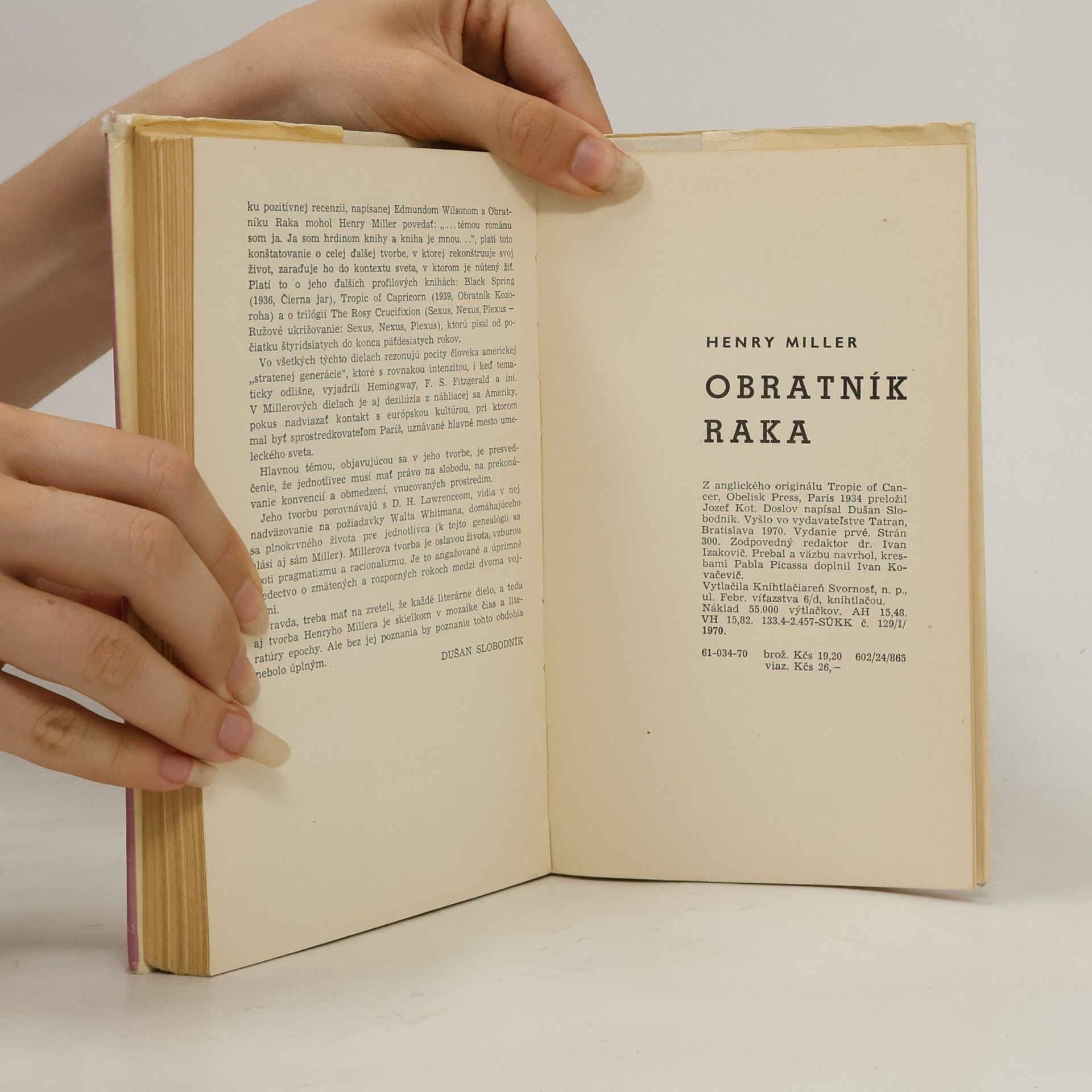 Henry Miller Obratník Raka
