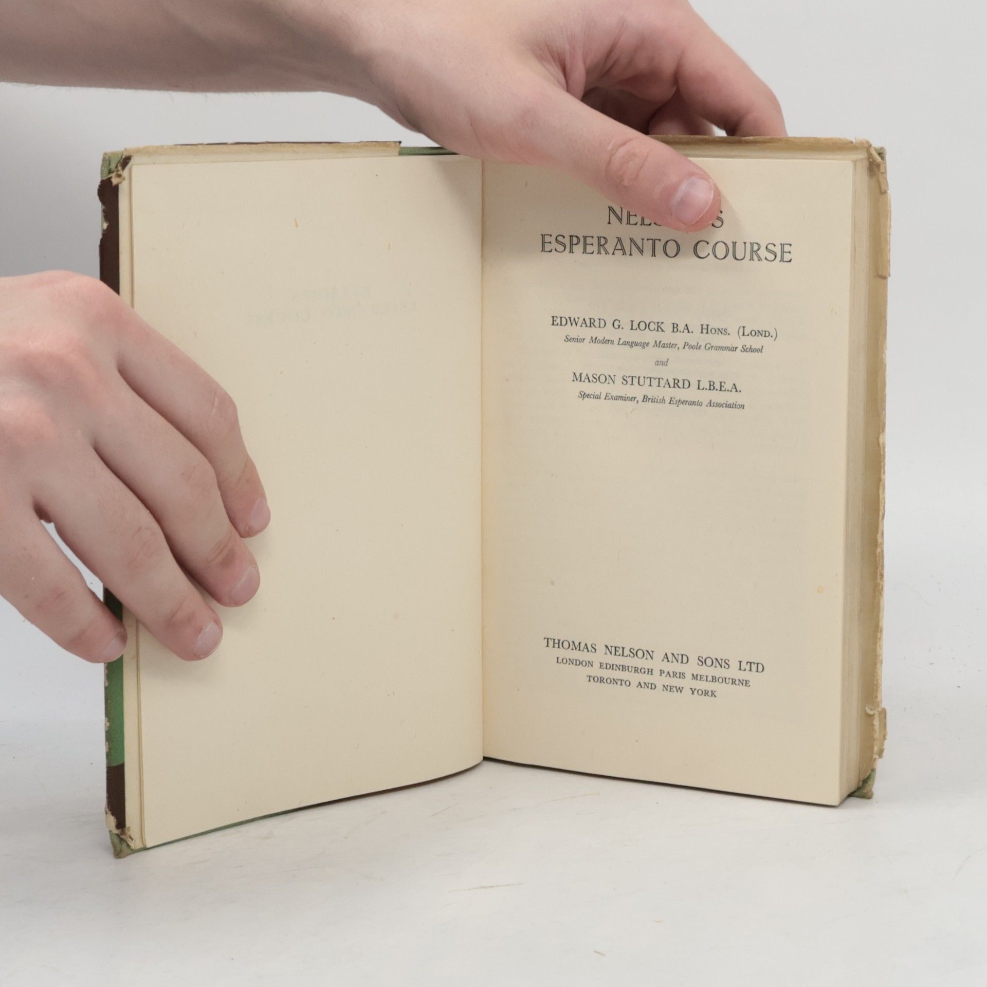Edward G. Lock Nelson's Esperanto Course