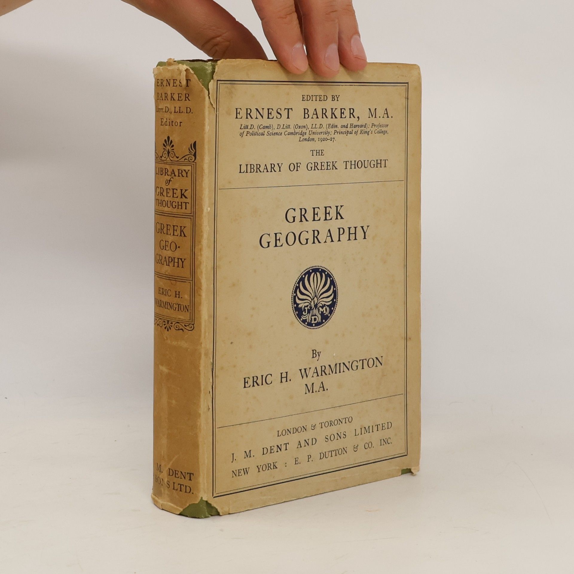 Eric Herbert Warmington Greek Geography