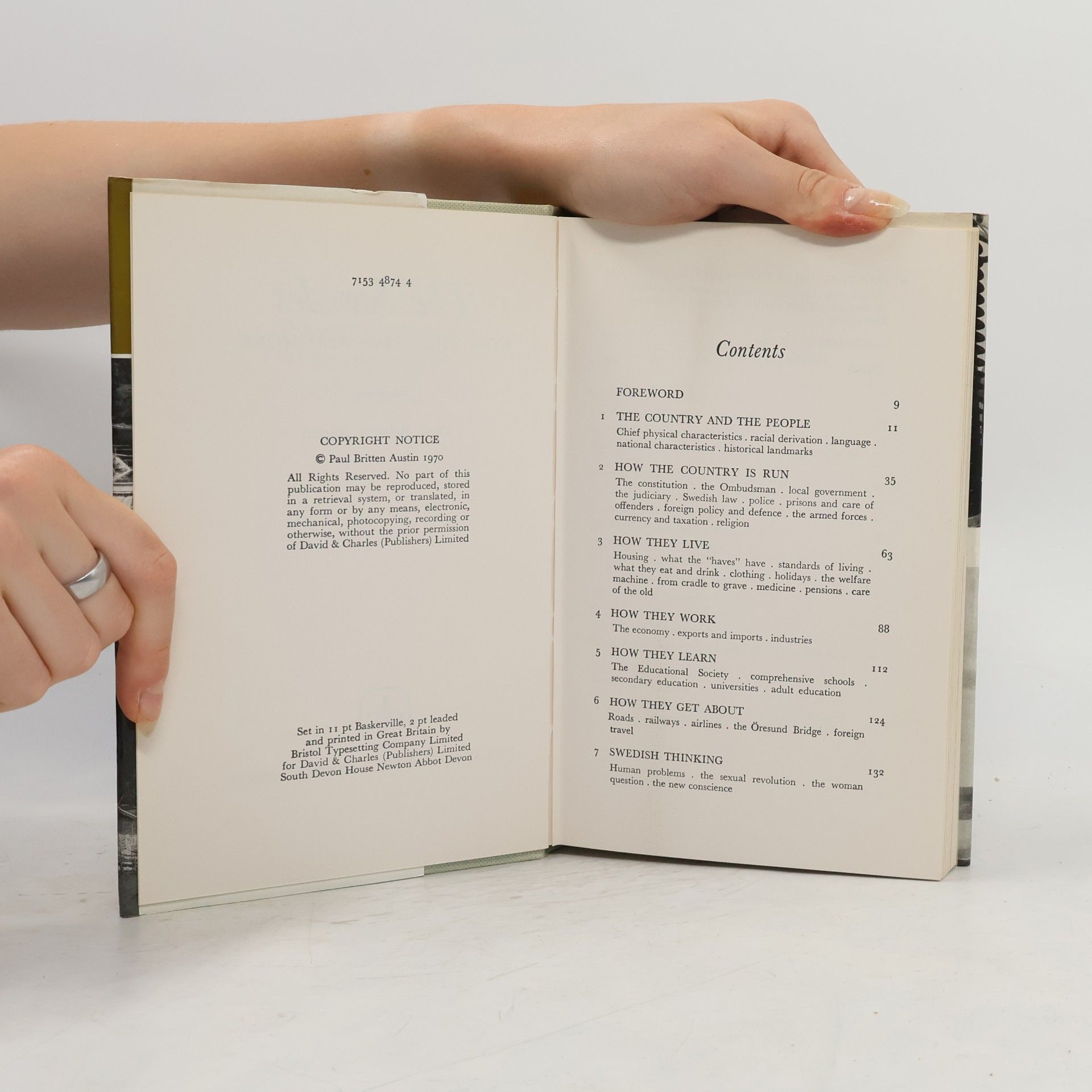 Paul Britten Austin The Swedes. How They Live and Work