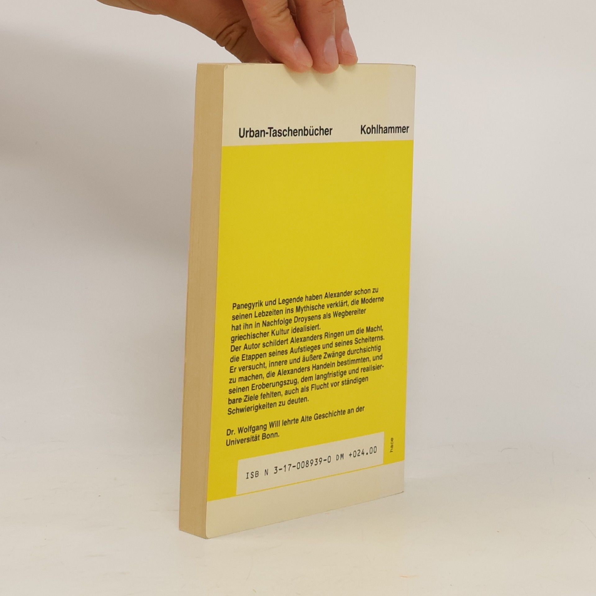 Wolfgang Will Urban-Taschenbücher - 2: Alexander der Große