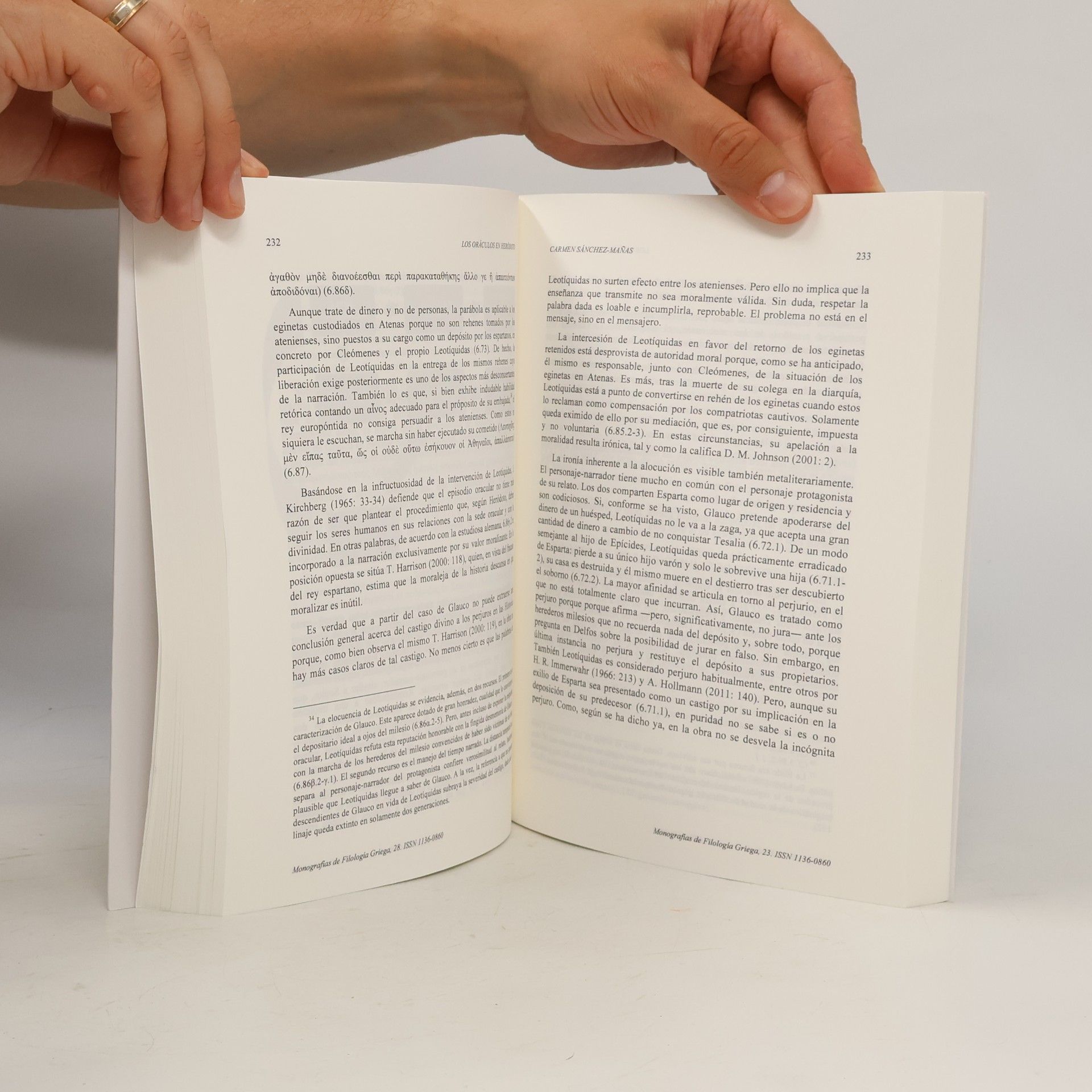 Carmen Sánchez Mañas Monografías de Filología Griega - 28: Los oráculos de Heródoto