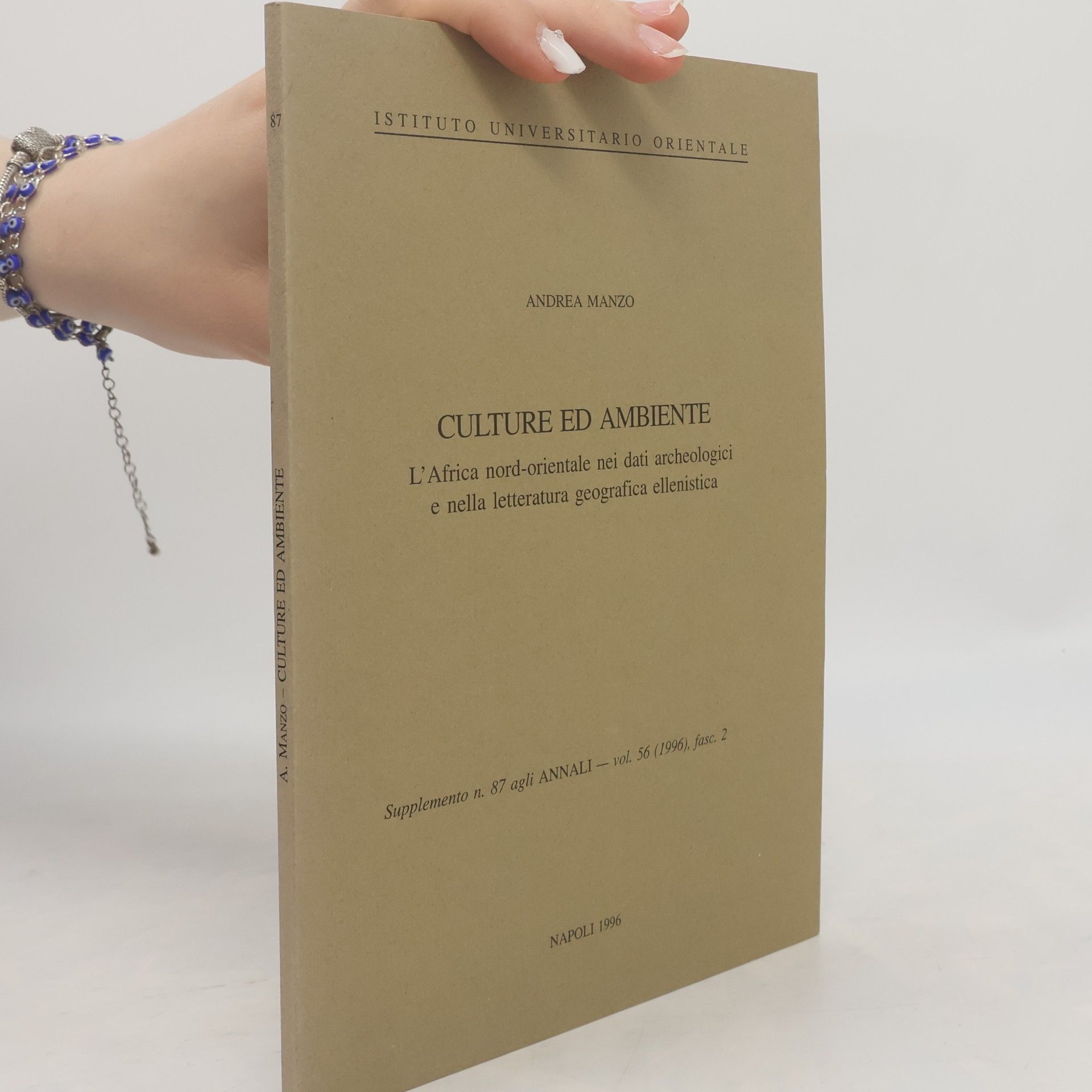 Andrea Manzo Culture ed ambiente