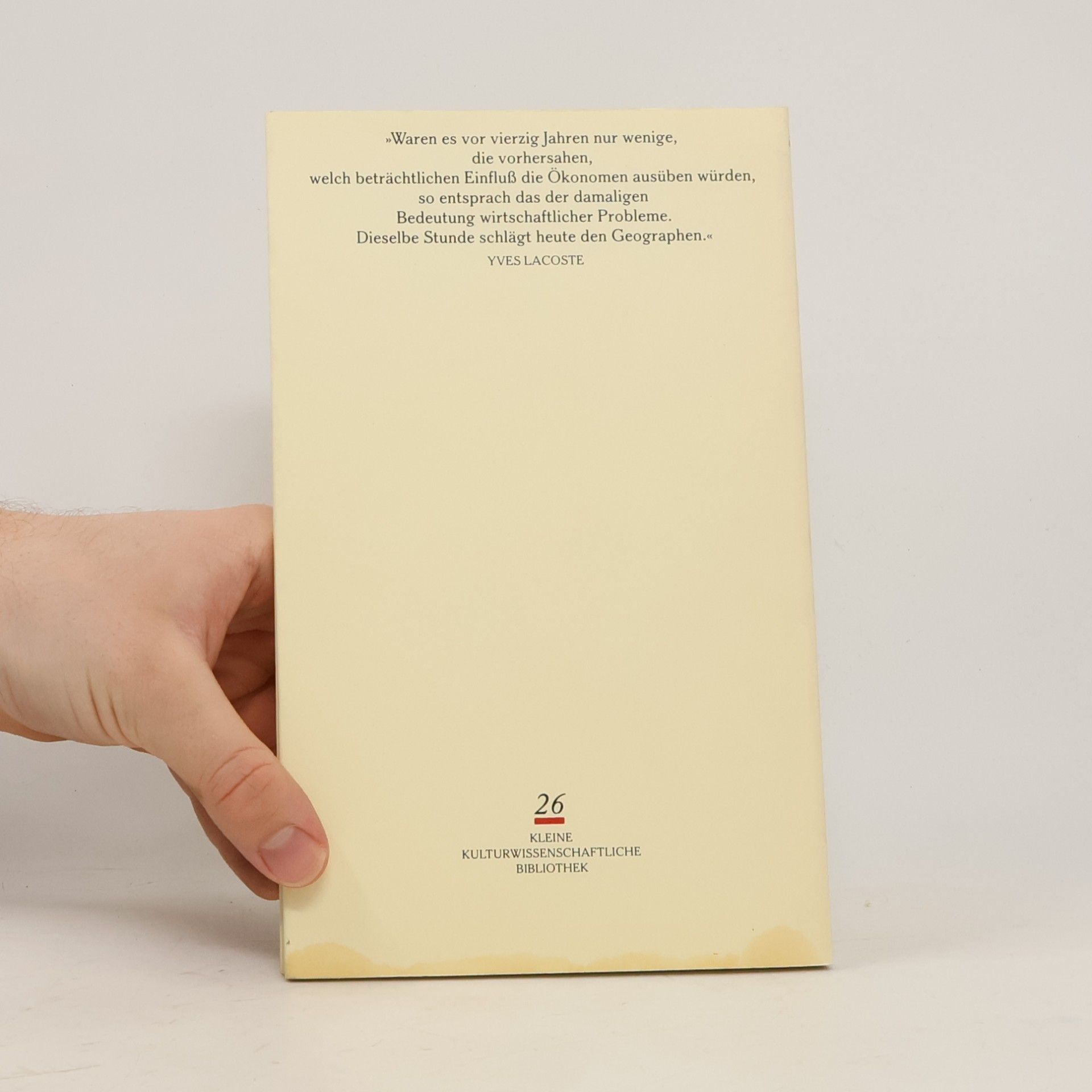 Yves Lacoste Geographie und politisches Handeln