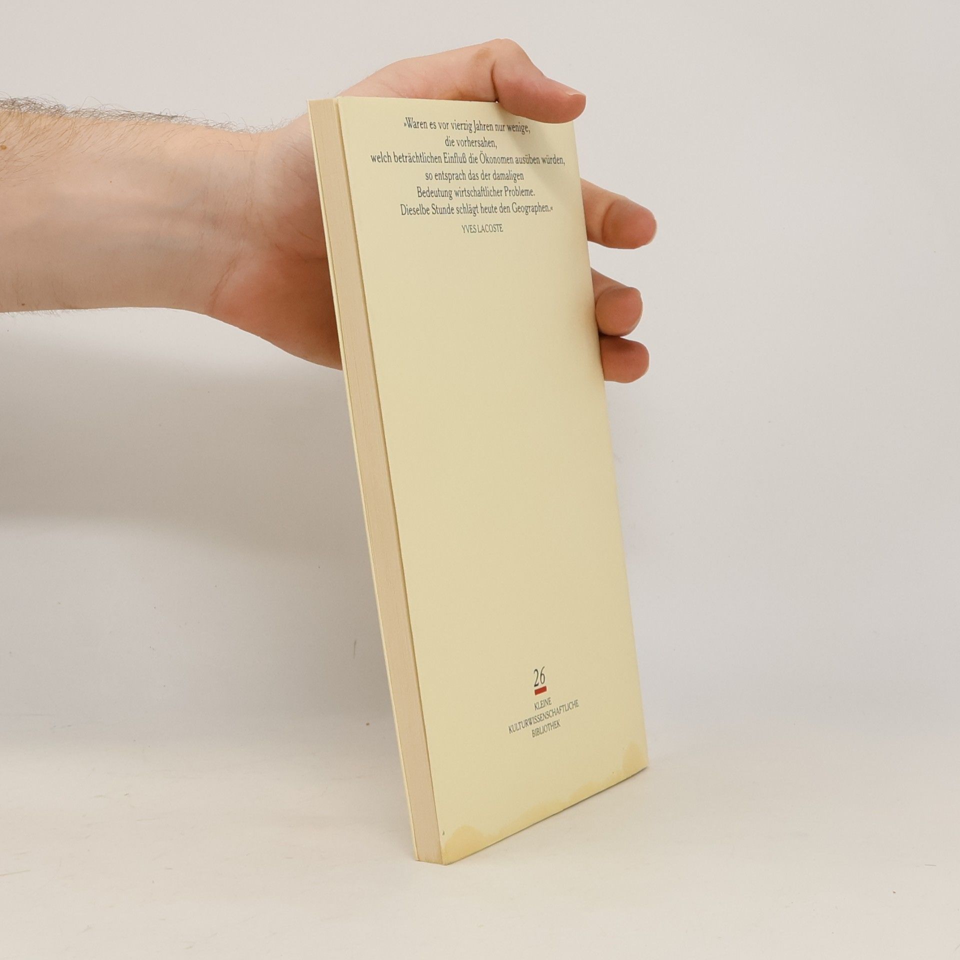 Yves Lacoste Geographie und politisches Handeln