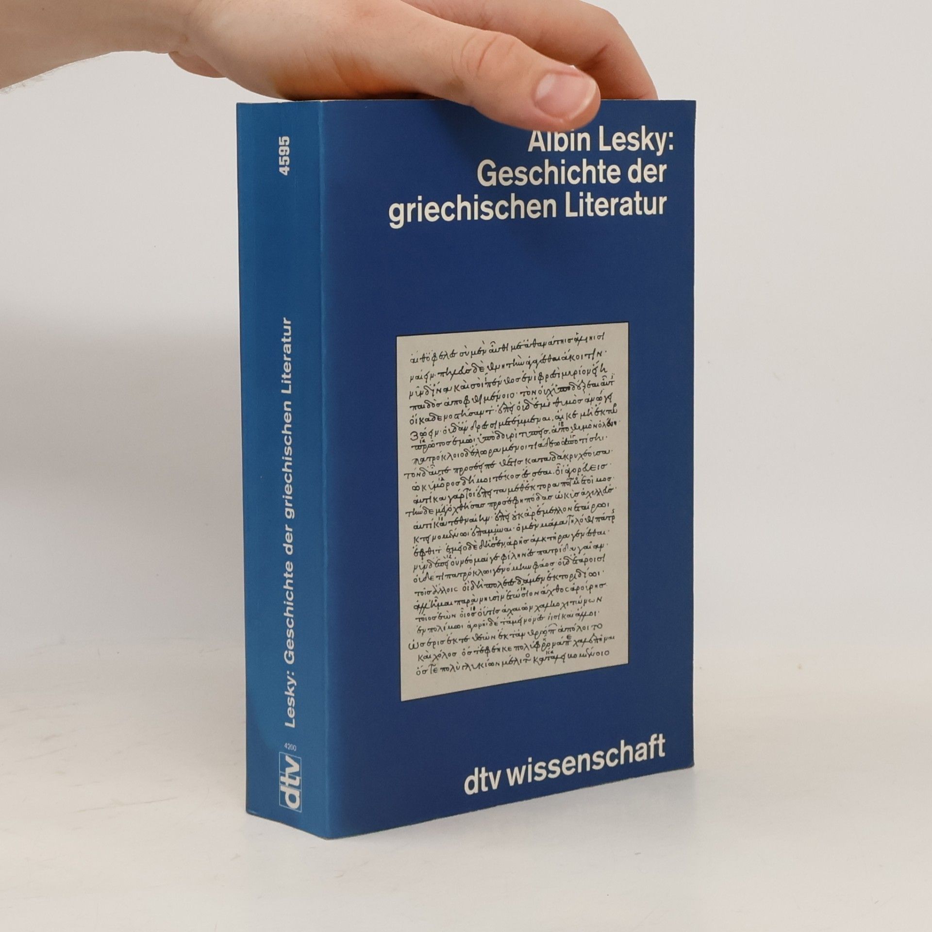 Albin Lesky Geschichte der griechischen Literatur