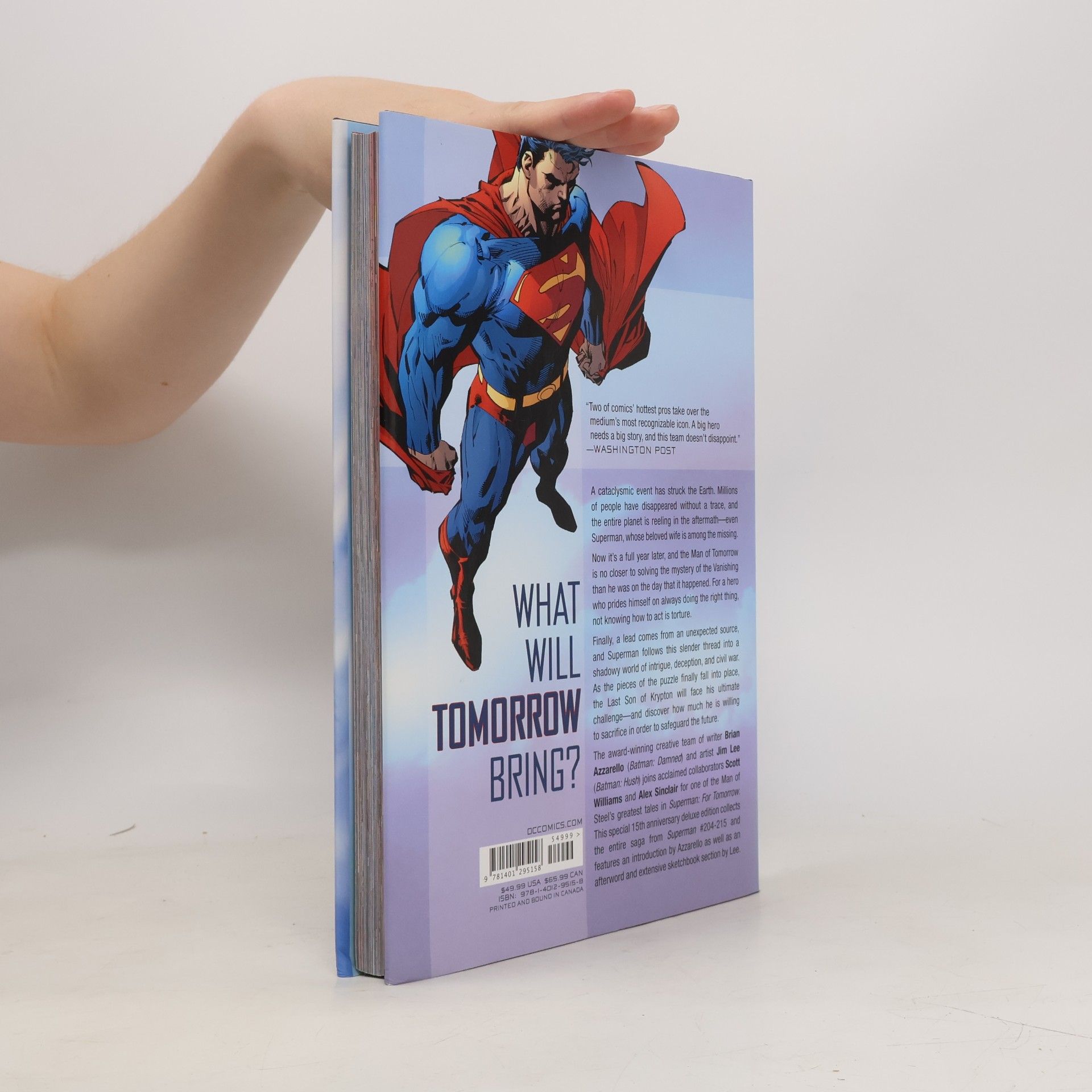 Brian Azzarello Superman: For Tomorrow 15th Anniversary Deluxe Edition
