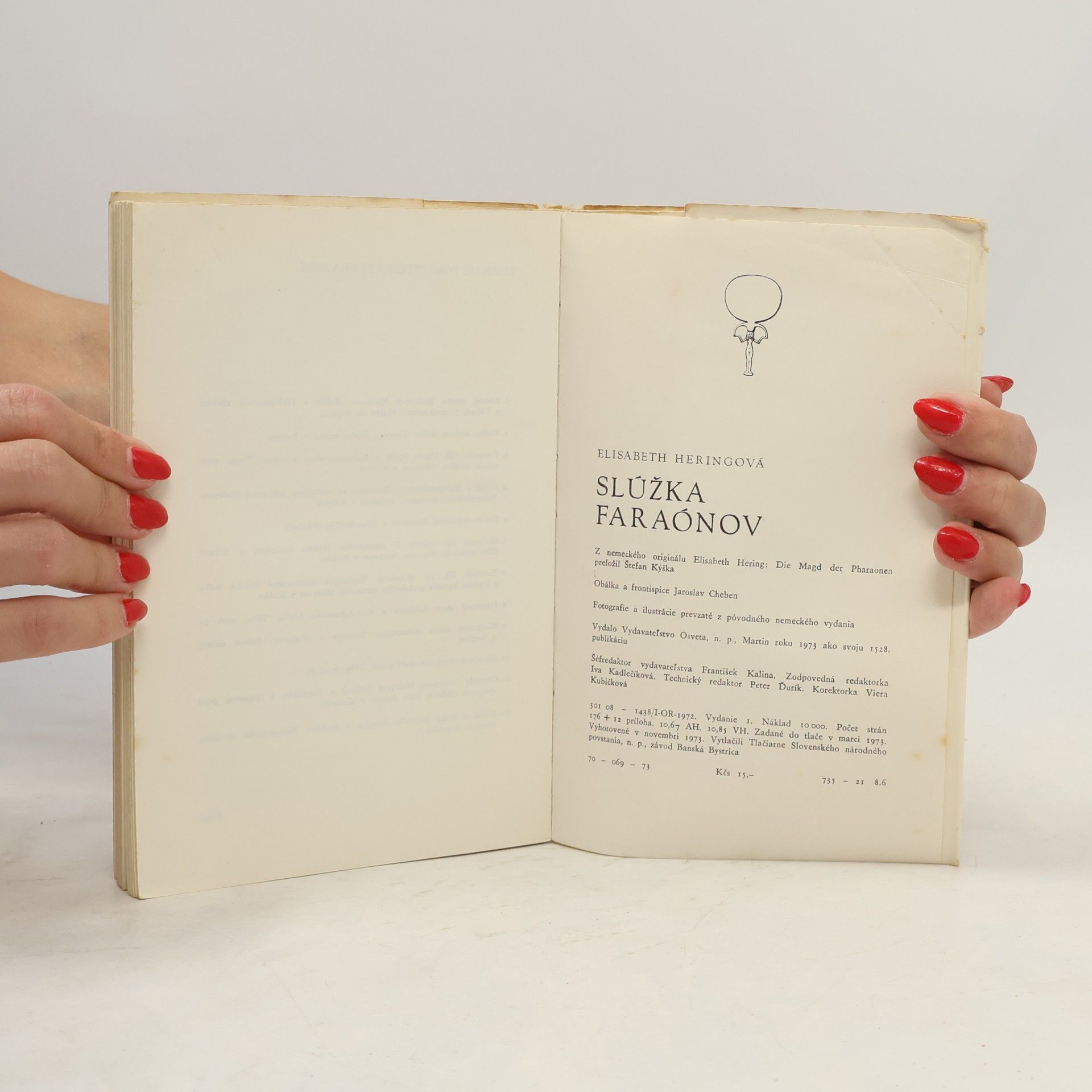 Elisabeth Hering Slúžka faraónov