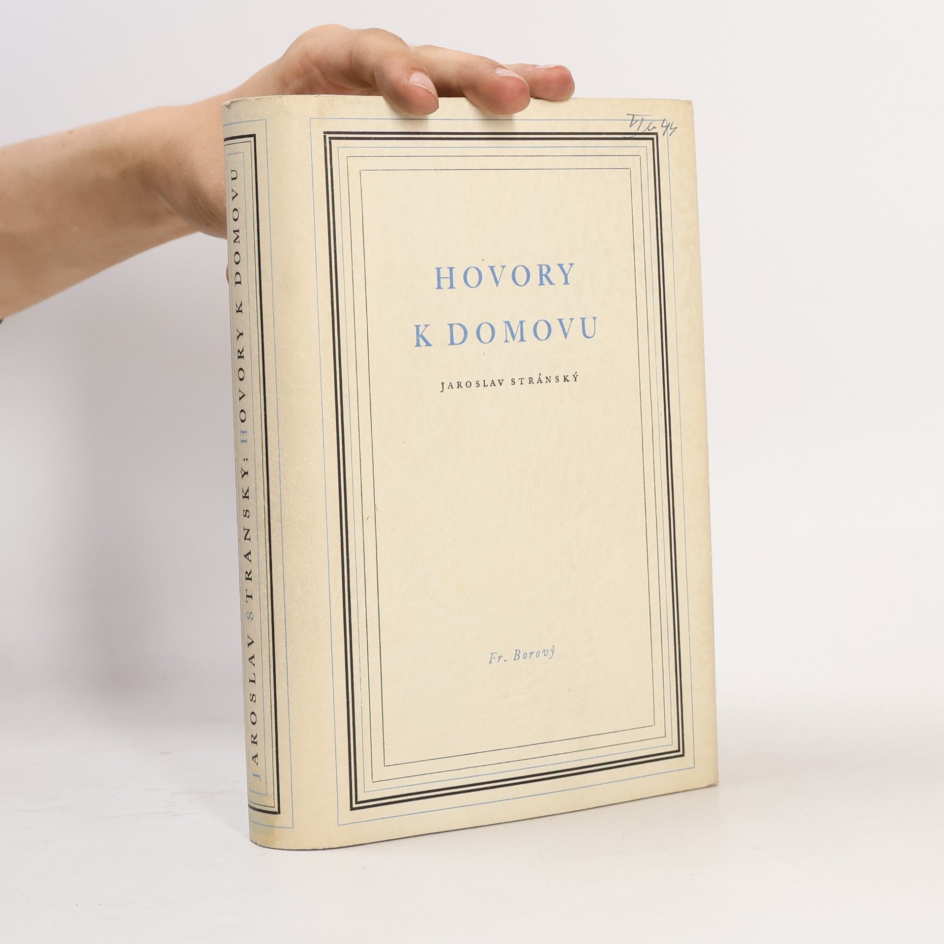 Jaroslav Stránský Hovory k domovu