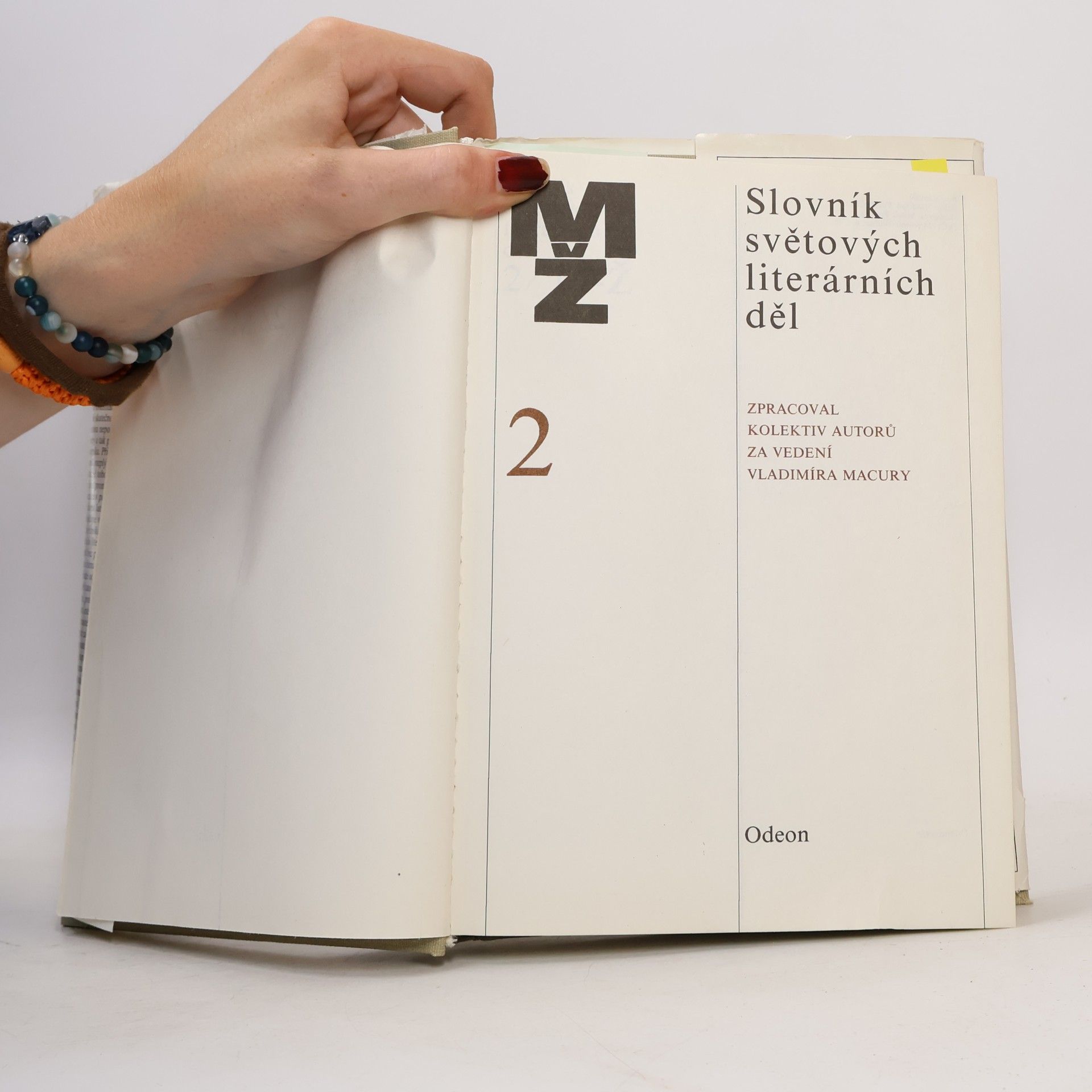 Vladimír Macura Slovník světových literárních děl 2. M-Ž