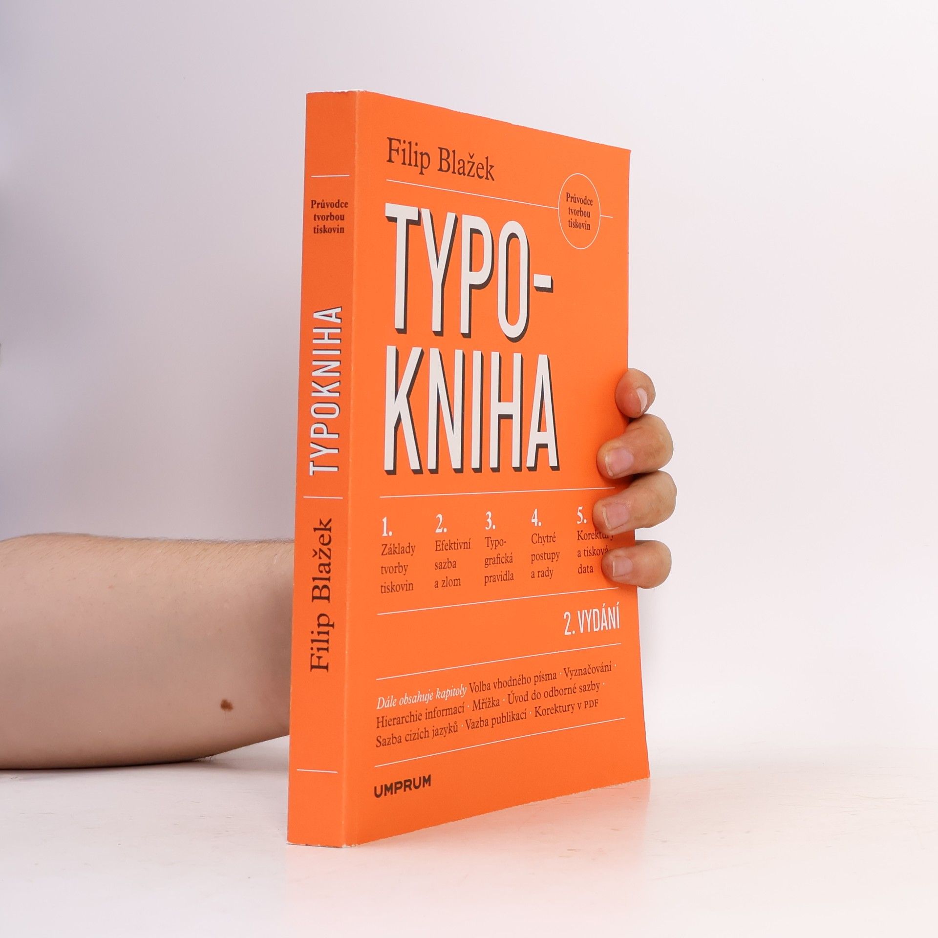 Filip Blažek Typokniha: Průvodce tvorbou tiskovin