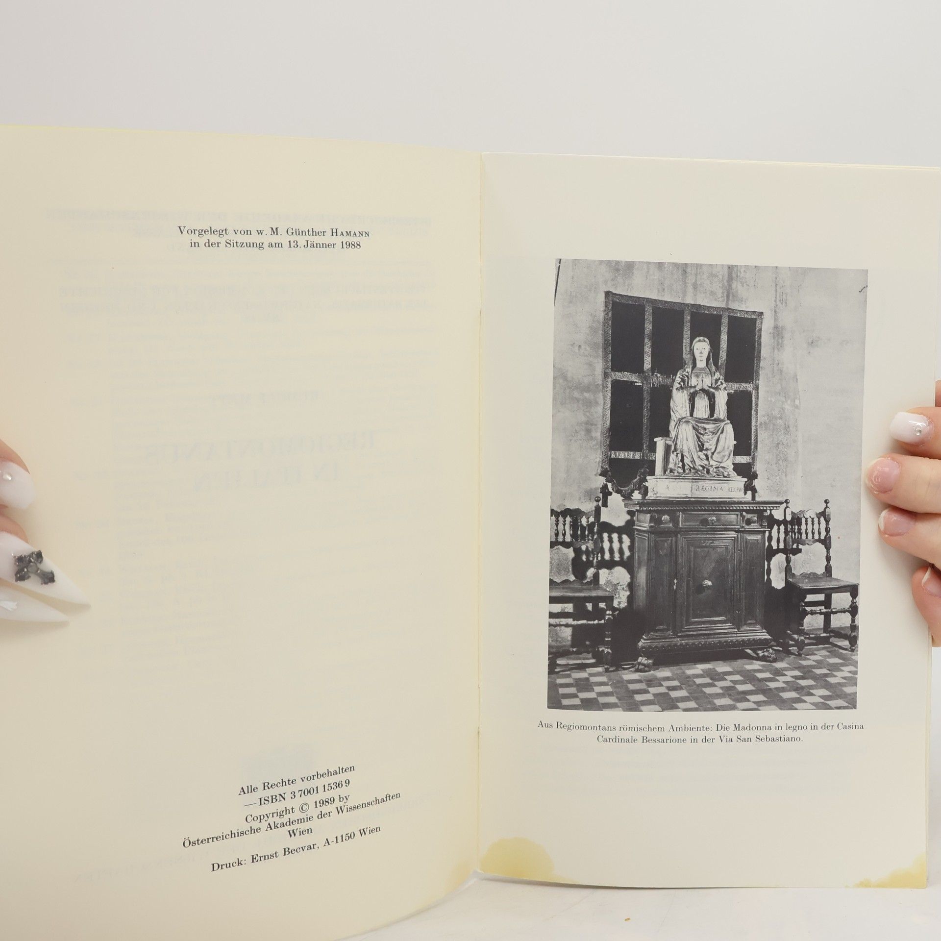Rudolf Mett Regiomontanus in Italien