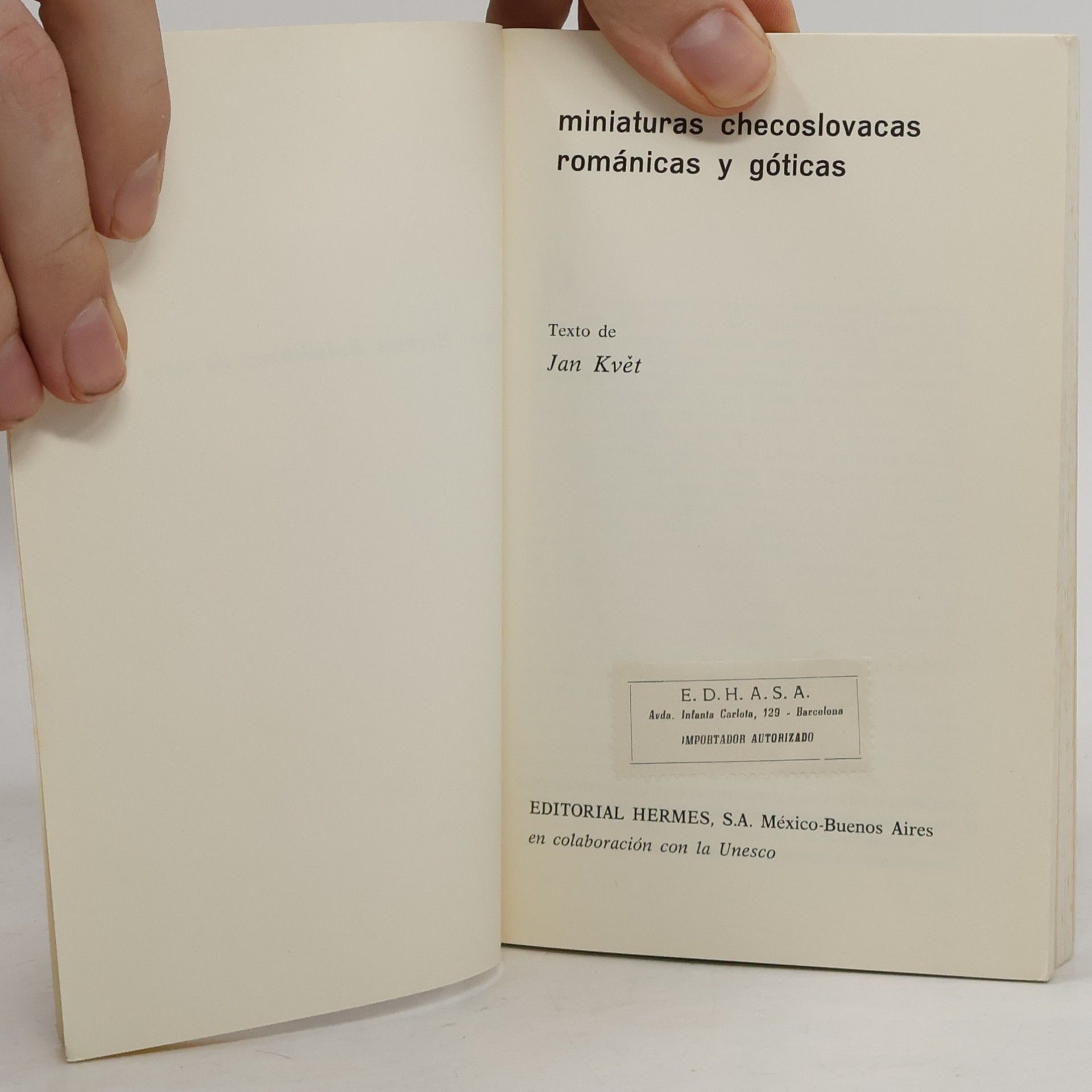 Jan Květ Miniaturas checoslovacas románicas y góticas