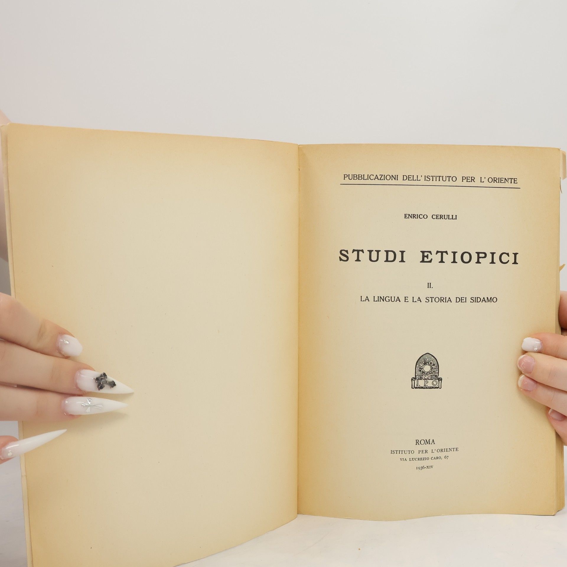 Enrico Cerulli Studi Etiopici II.