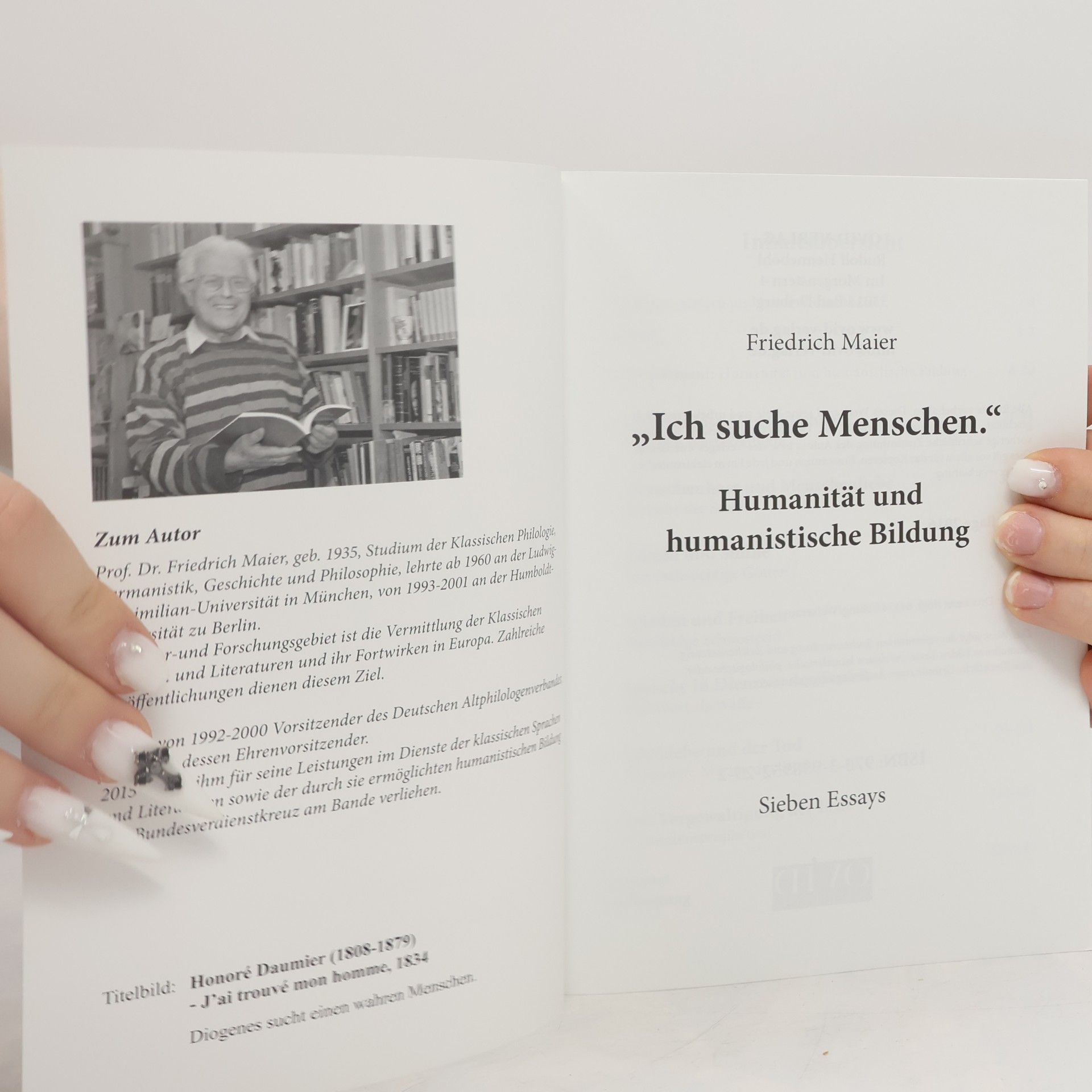 Friedrich Maier Ich suche Menschen
