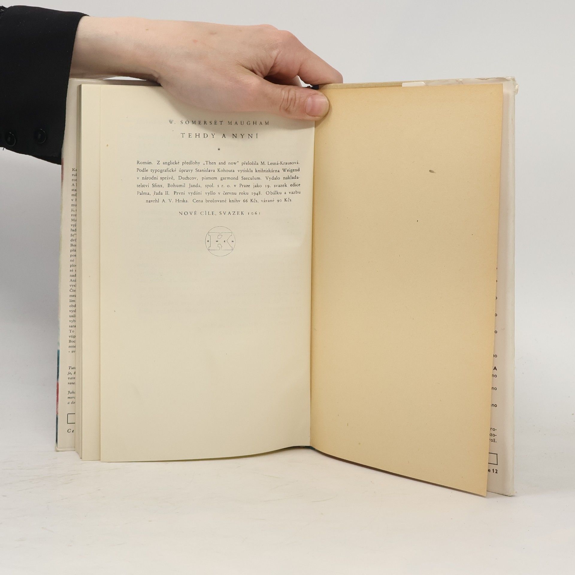 William Somerset Maugham Tehdy a nyní
