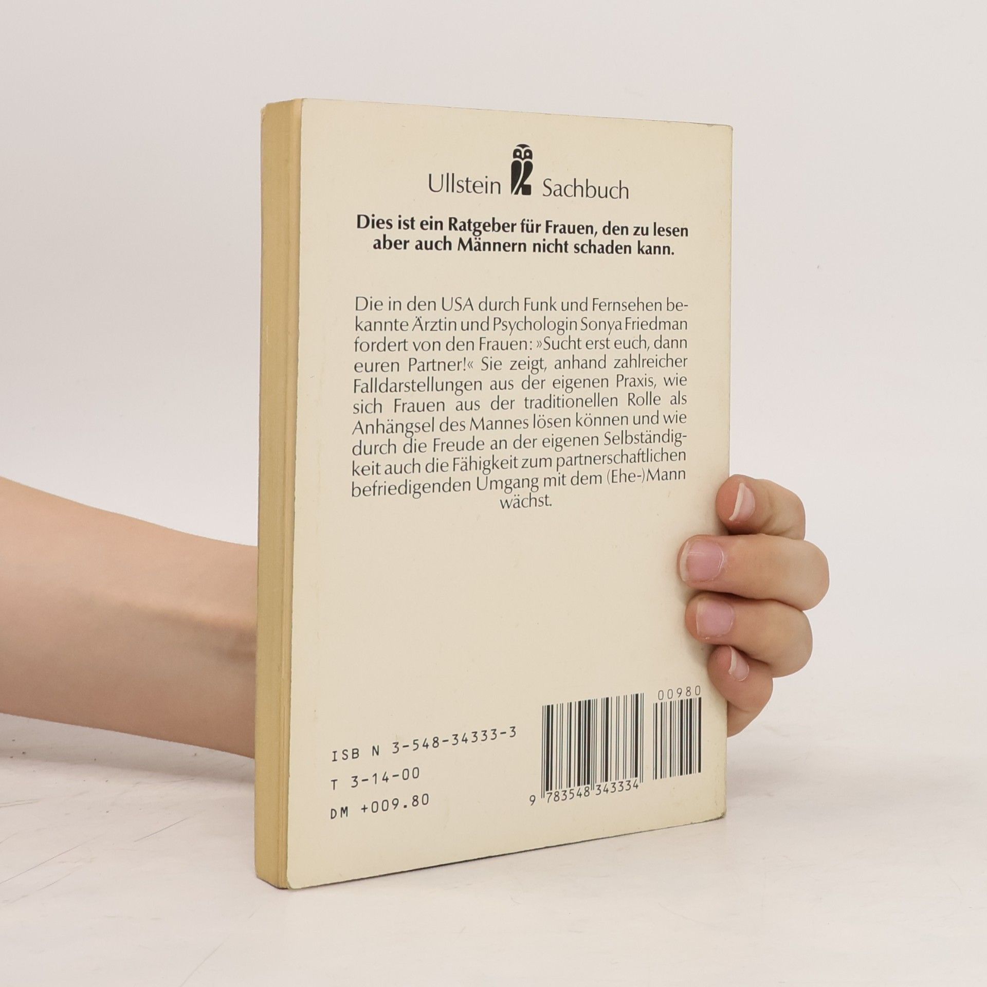 Sonya Friedman Männer zum Nachtisch