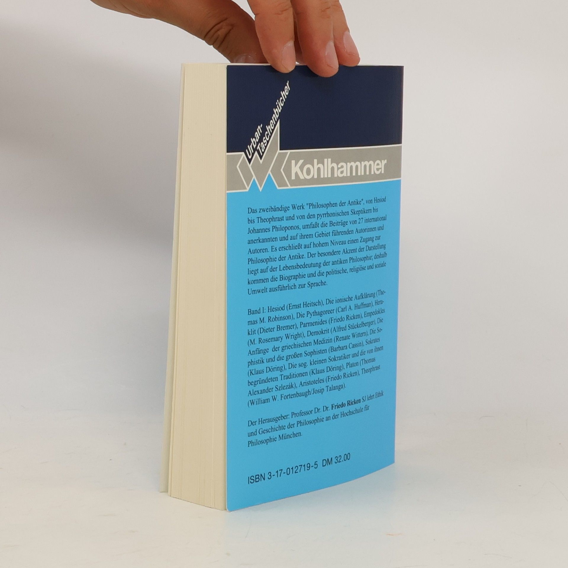 Klaus Döring Urban-Taschenbücher - 1: Philosophen der Antike