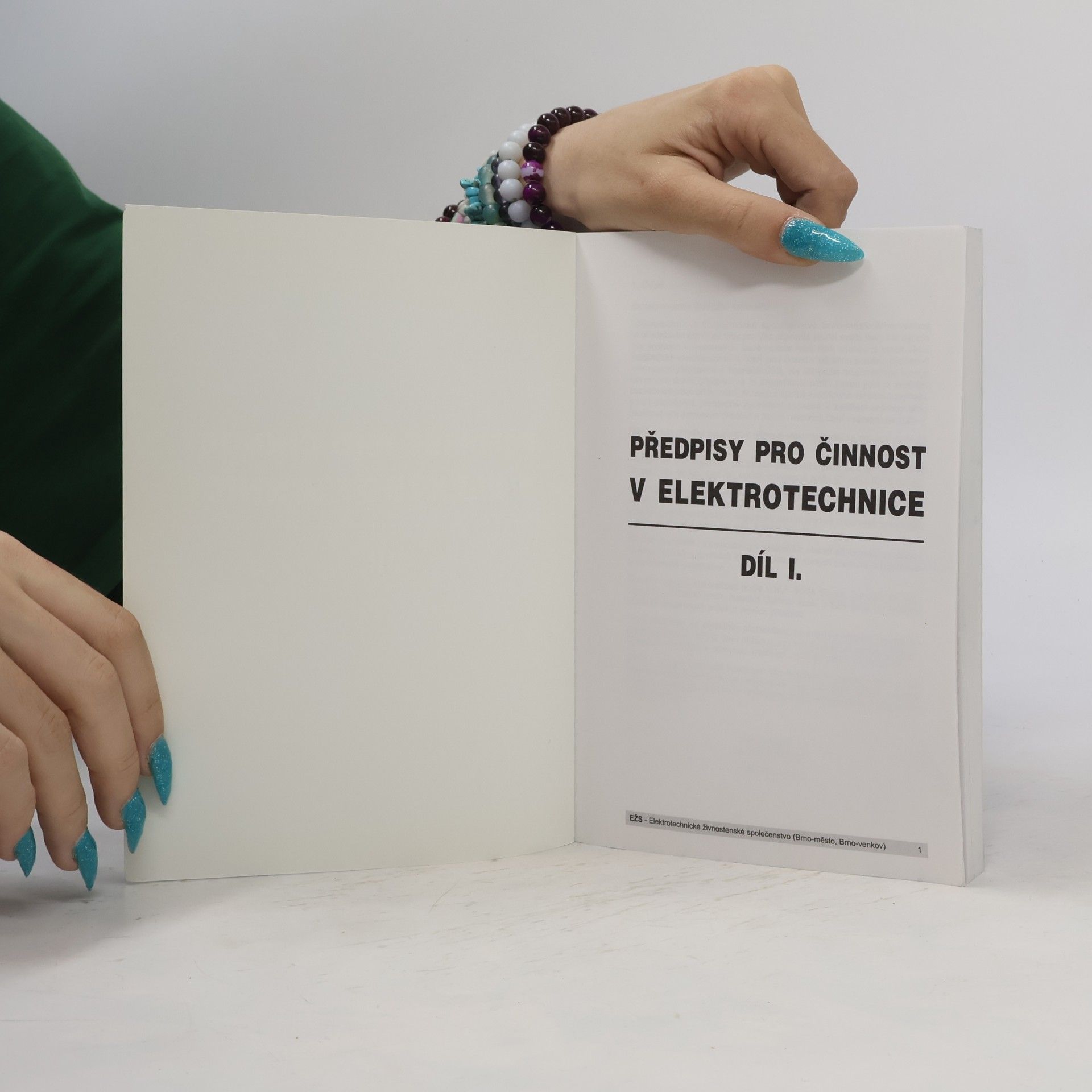 Various authors Předpisy pro činnost v elektro technice, díl I.