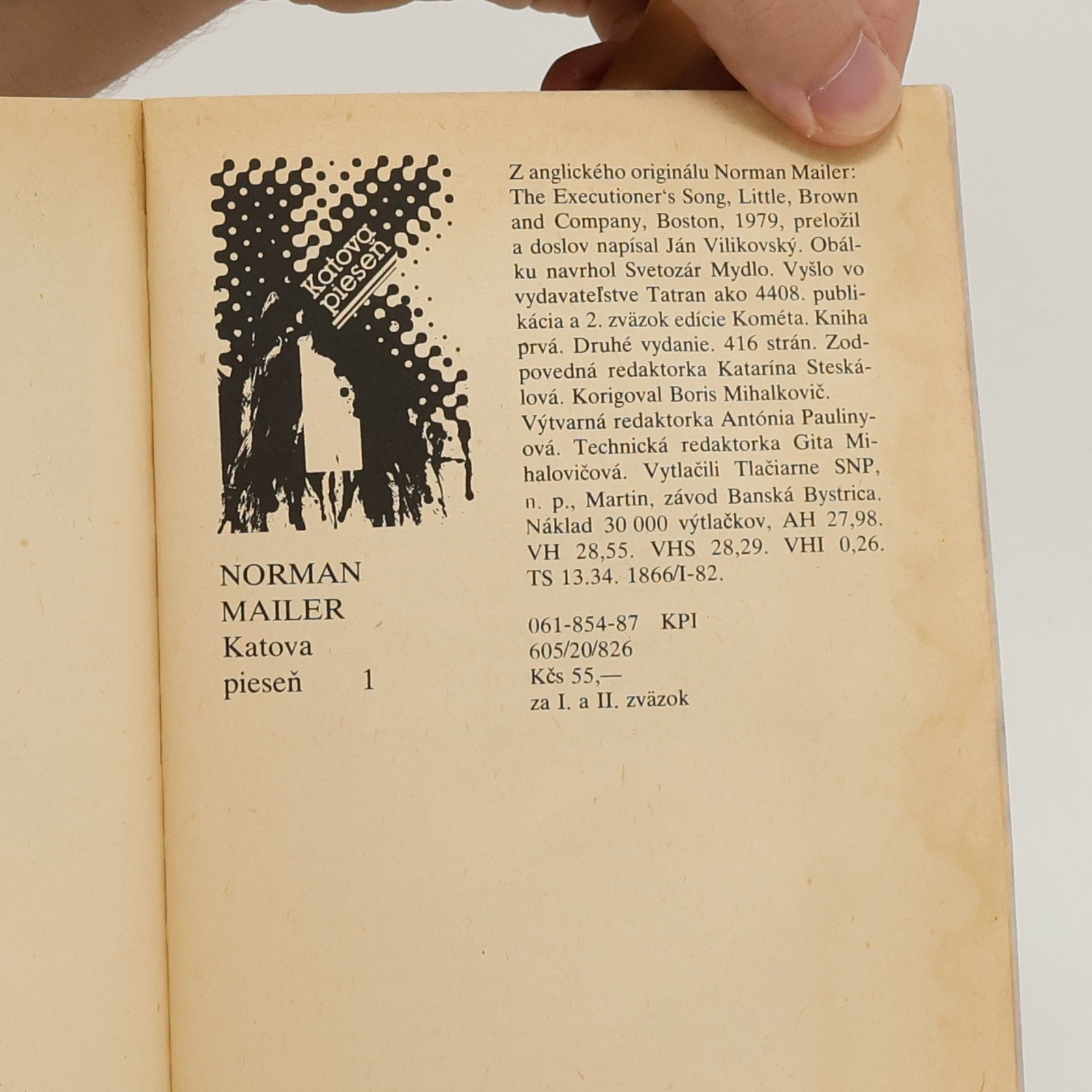 Norman Mailer Katova pieseň 1