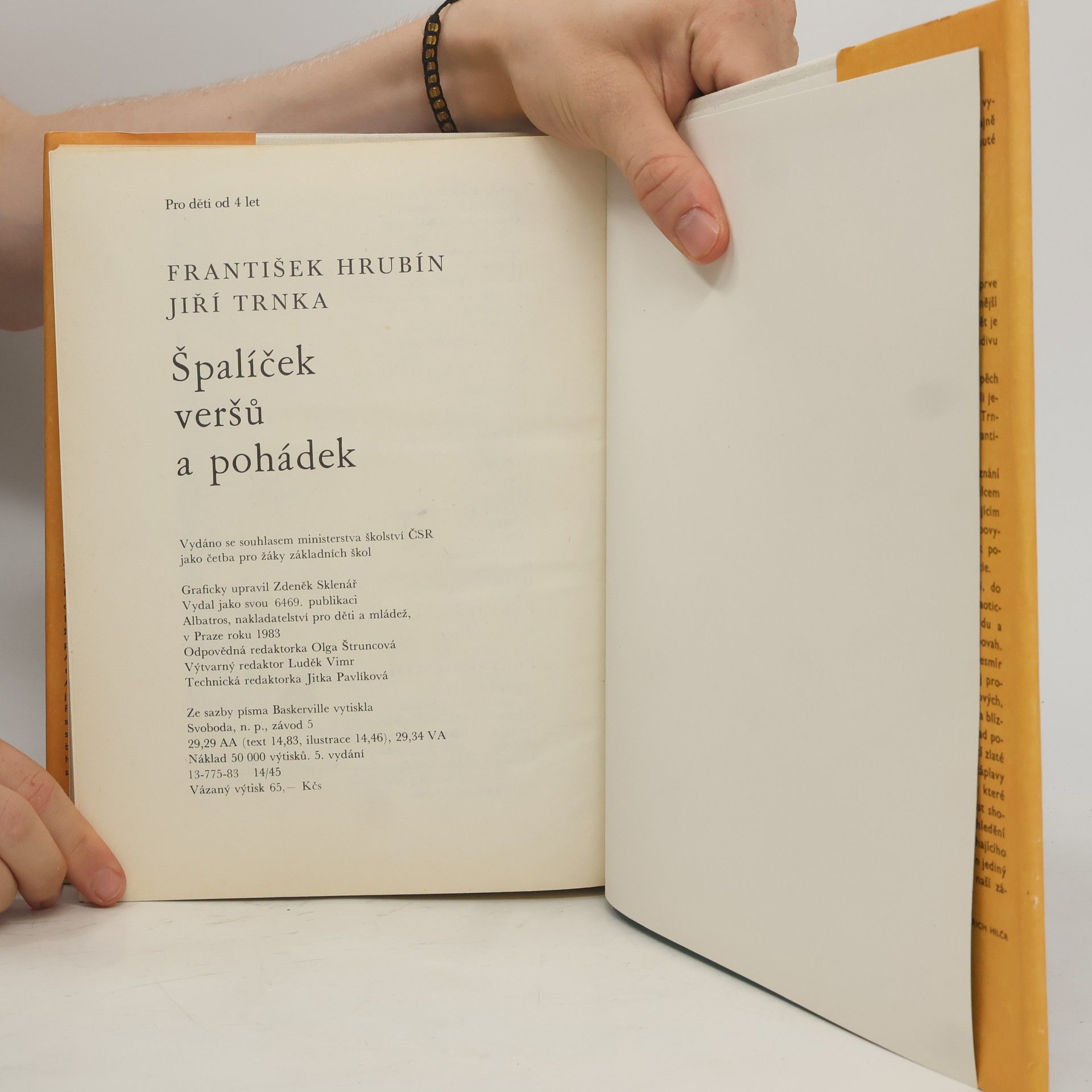 František Hrubín Špalíček veršů a pohádek