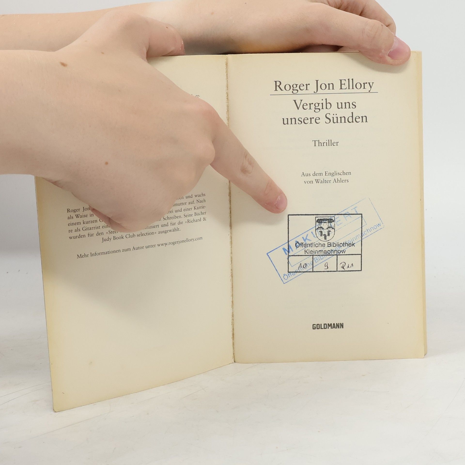 Roger Jon Ellory Vergib uns unsere Sünden
