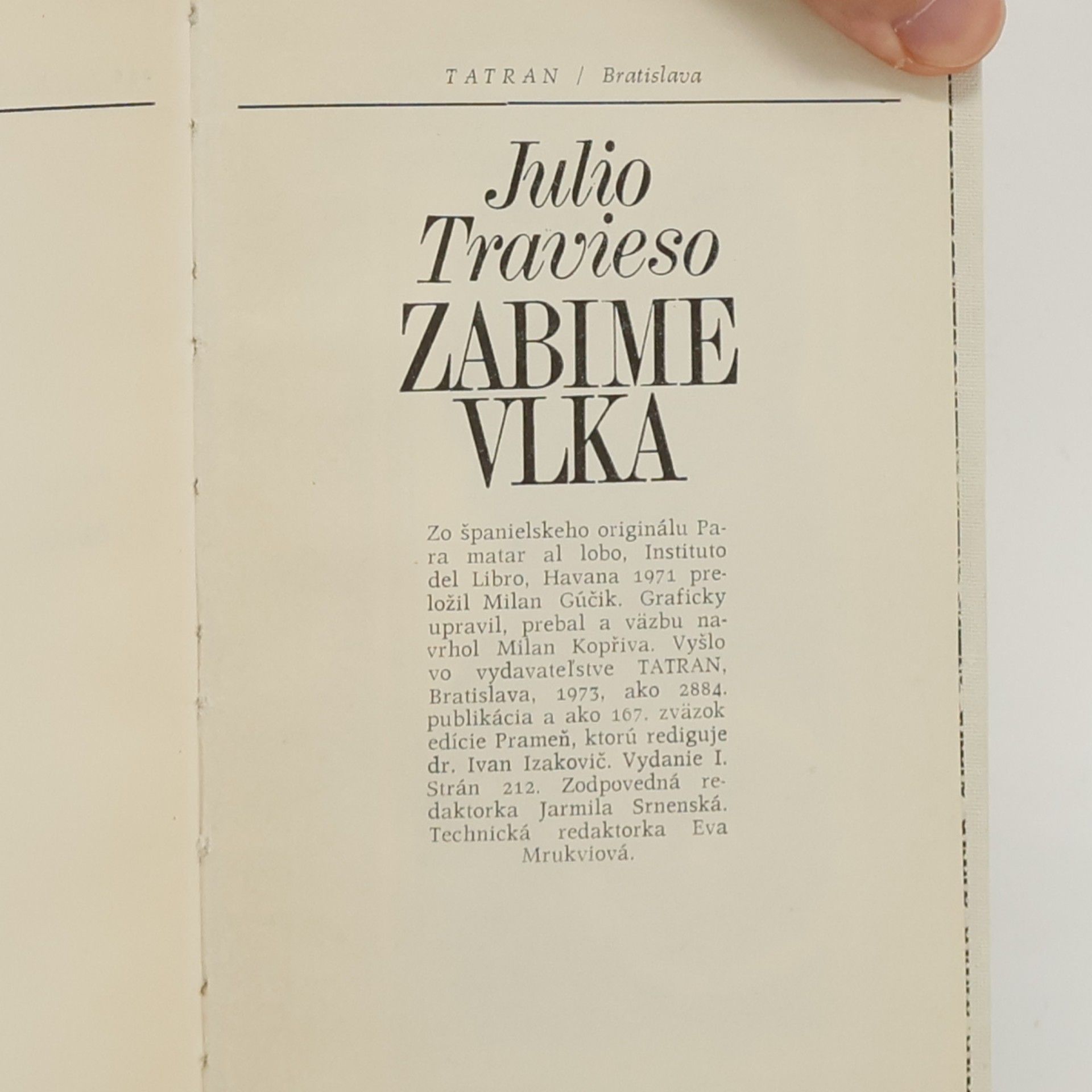 Julio Travieso Zabime vlka