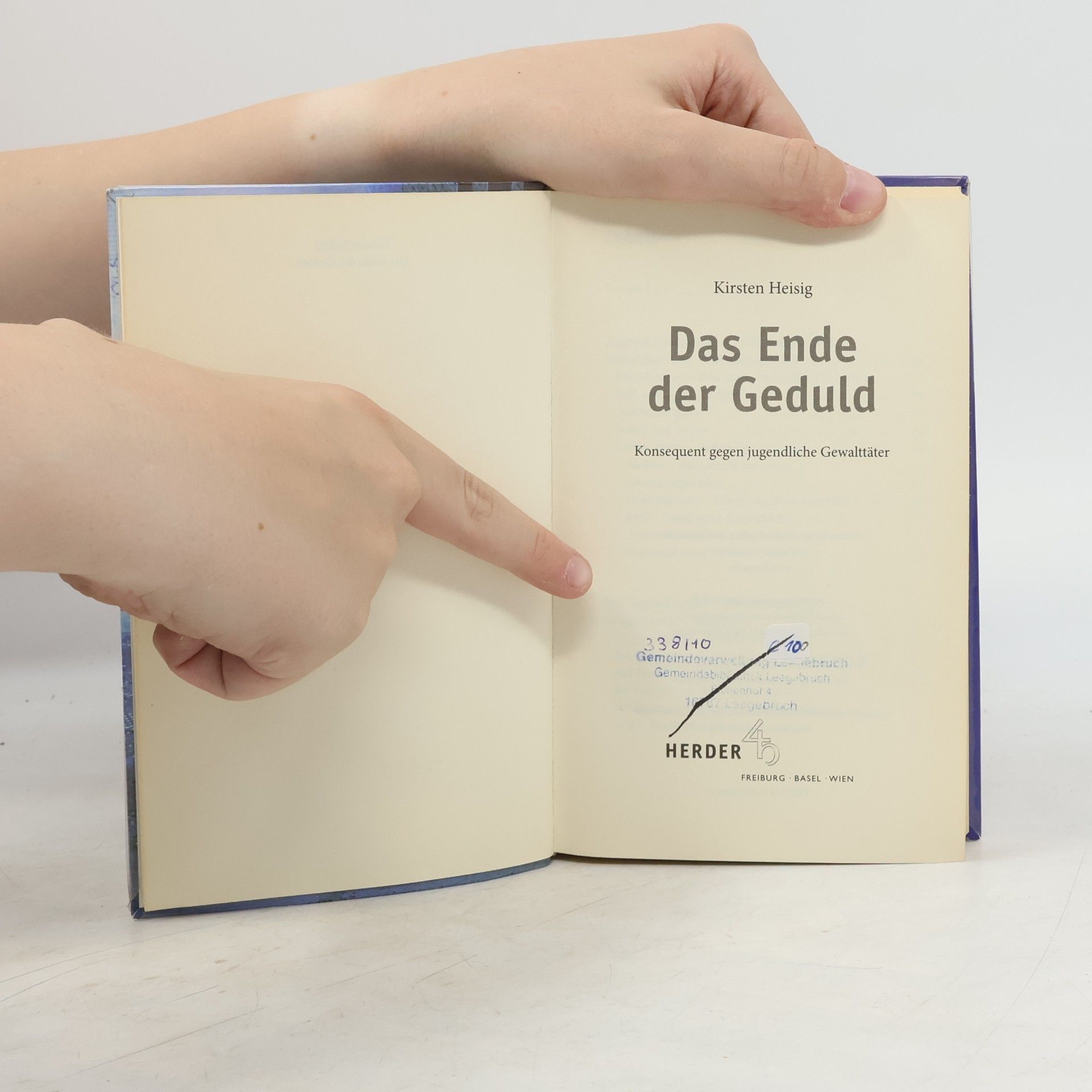 Kirsten Heisig Das Ende der Geduld