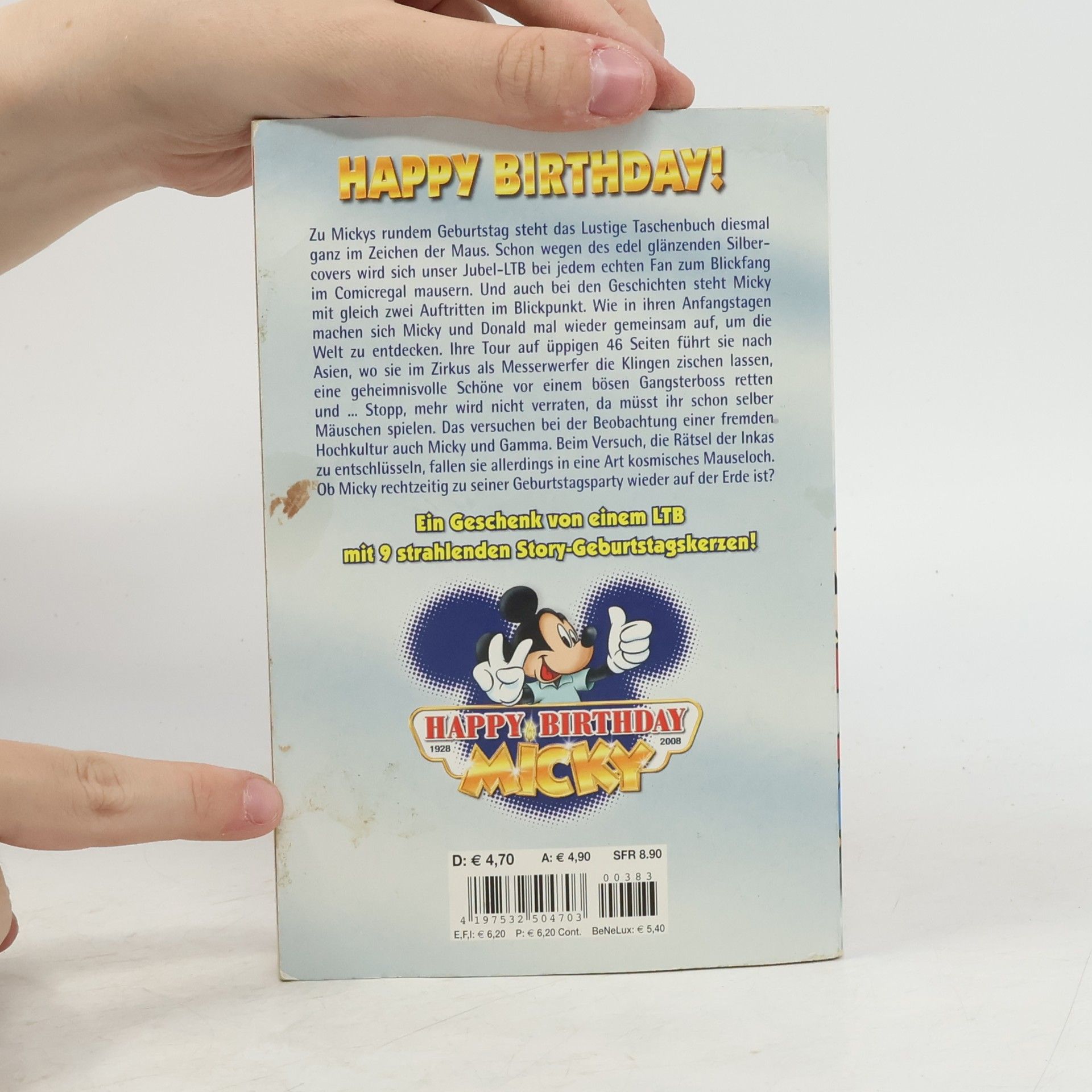 Walt Disney Lustiges Taschenbuch 383. Happy Birthday Micky. 1928-2008