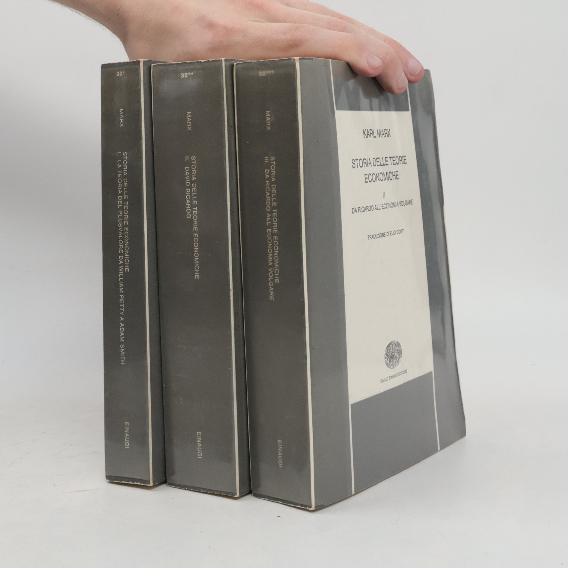 Karl Marx Storia delle teorie economiche I.-III.