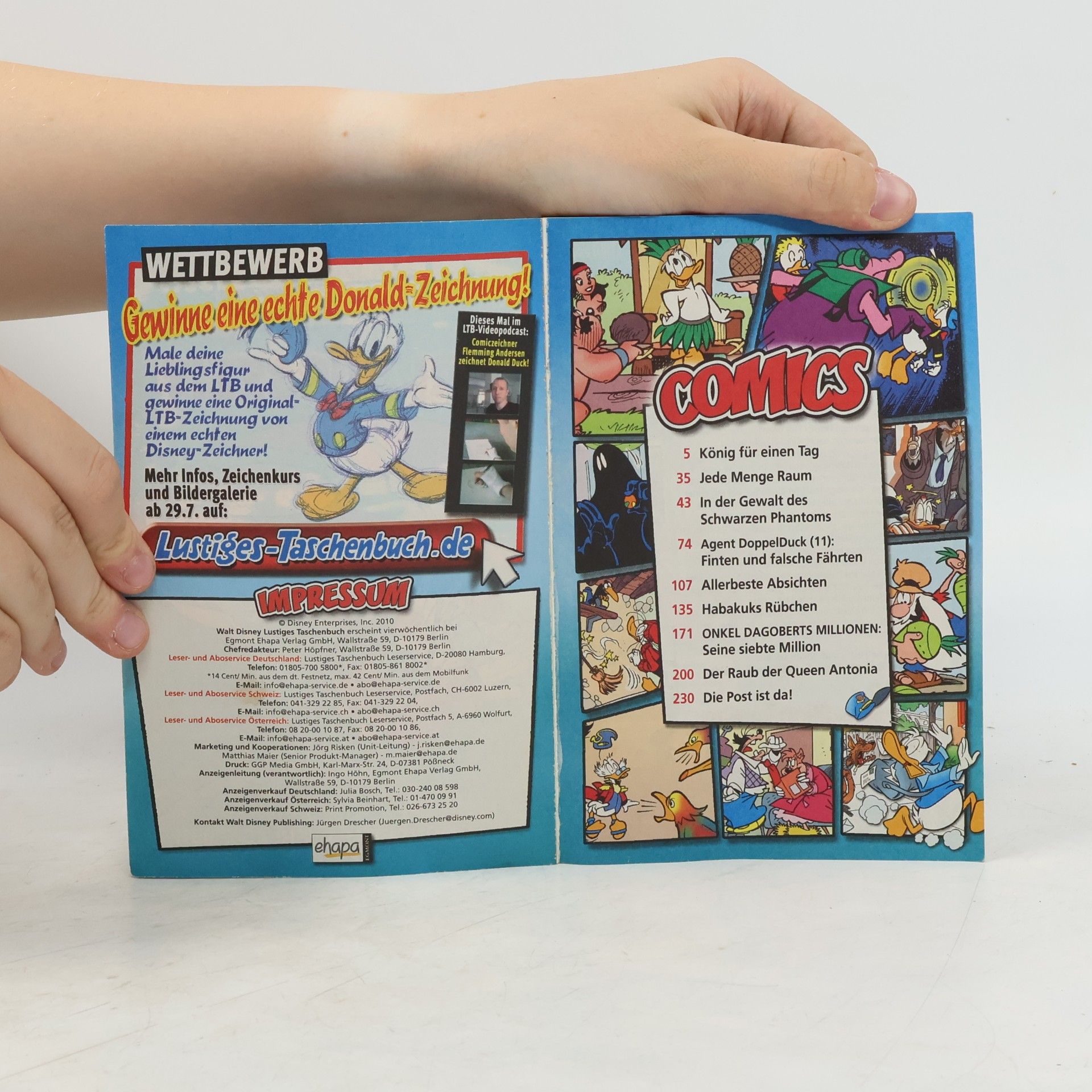 Walt Disney Lustiges Taschenbuch 405. Urlaubszeit