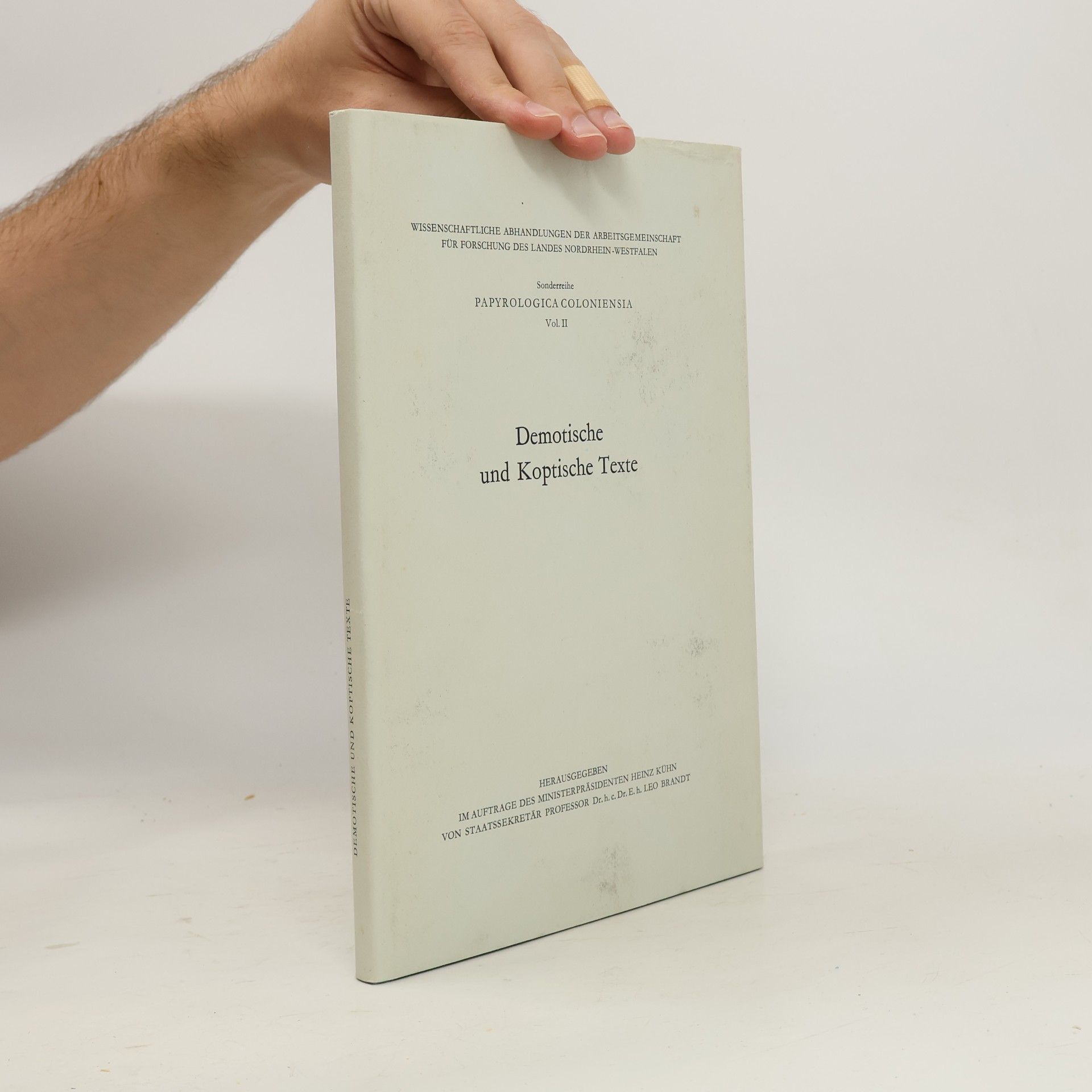 Various authors Demotische und Koptische Texte