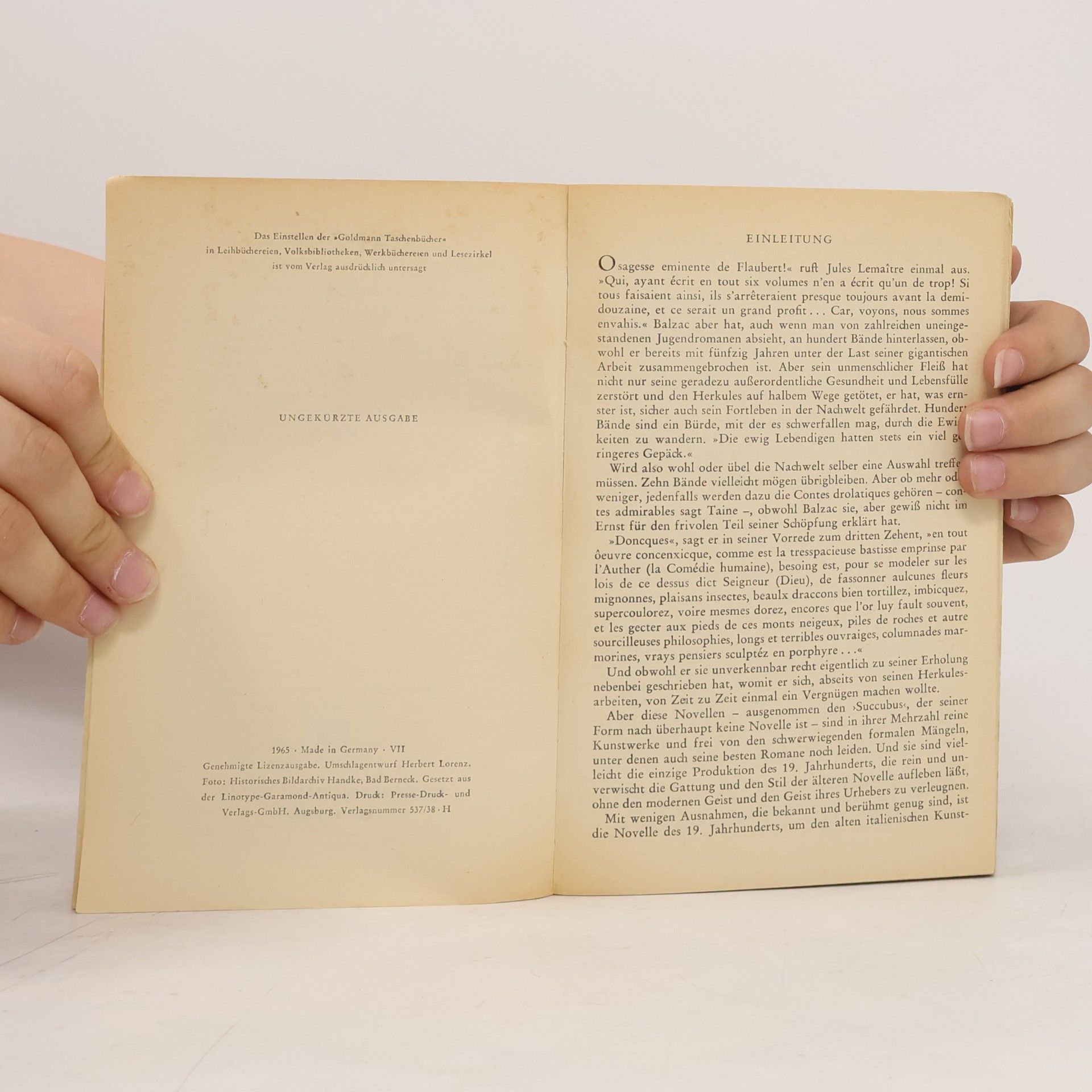 Honoré de Balzac Tolldreiste Geschichten