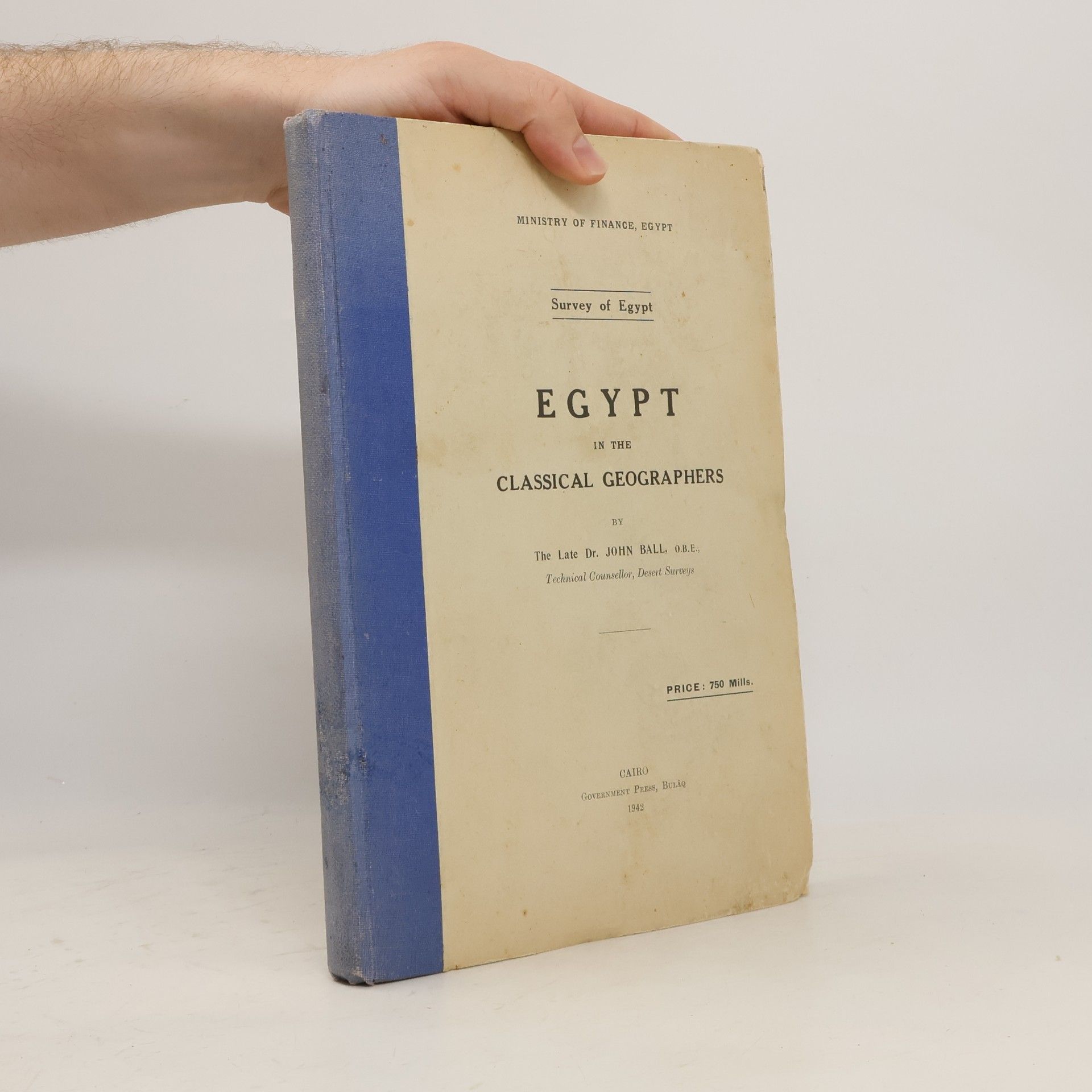 John Ball Egypt in the Classical Geographers