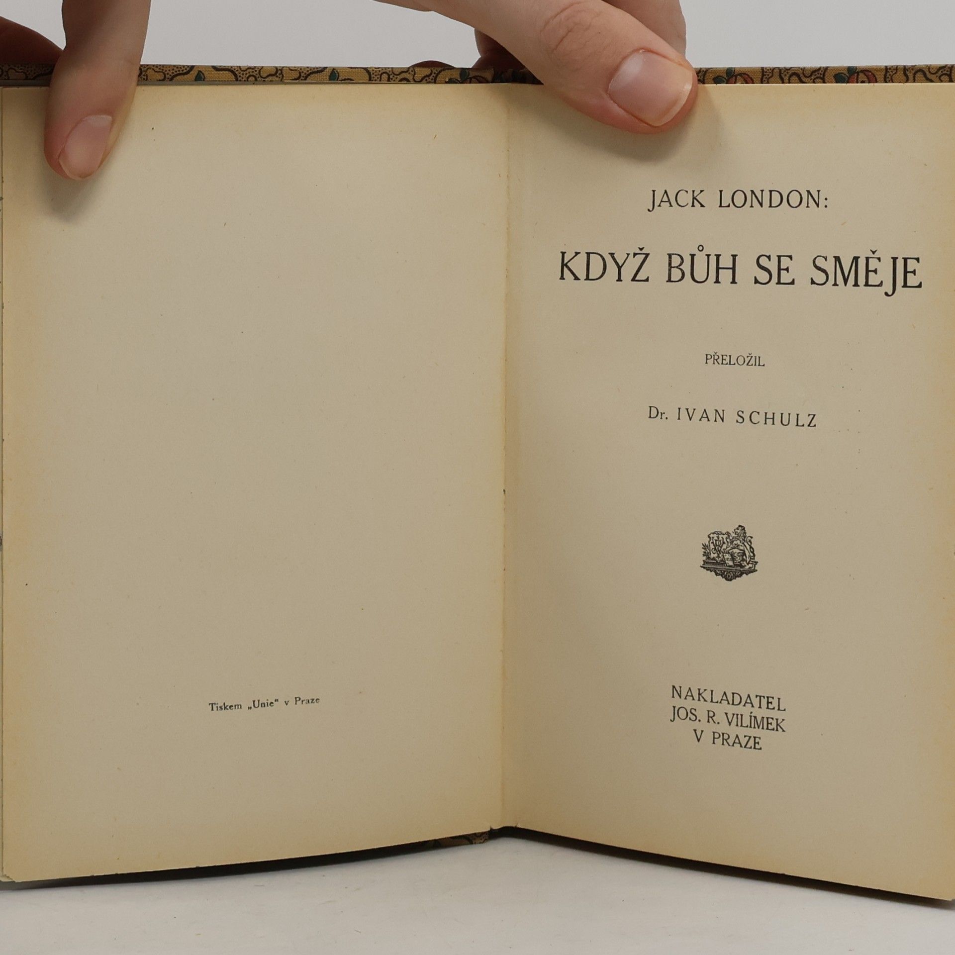 Jack London Když Bůh se směje