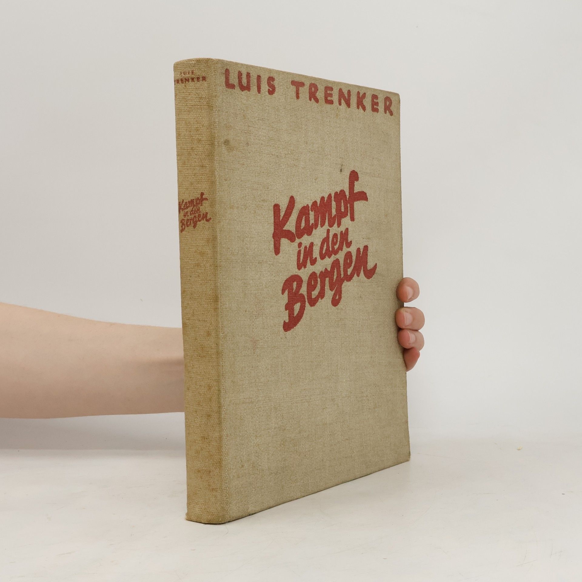 Luis Trenker Kampf in den Bergen