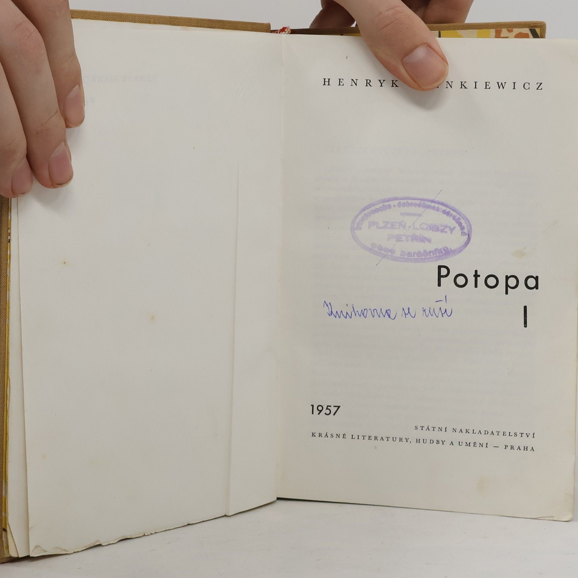 Henryk Sienkiewicz Potopa I