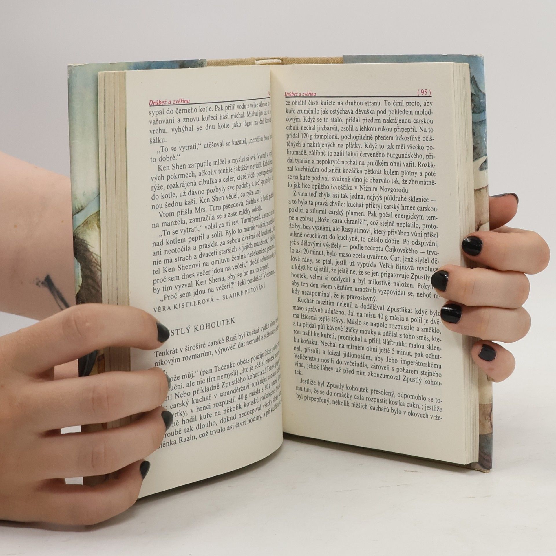 Jaroslava Jiskrová Kuchařské recepty vypsané z krásné literatury